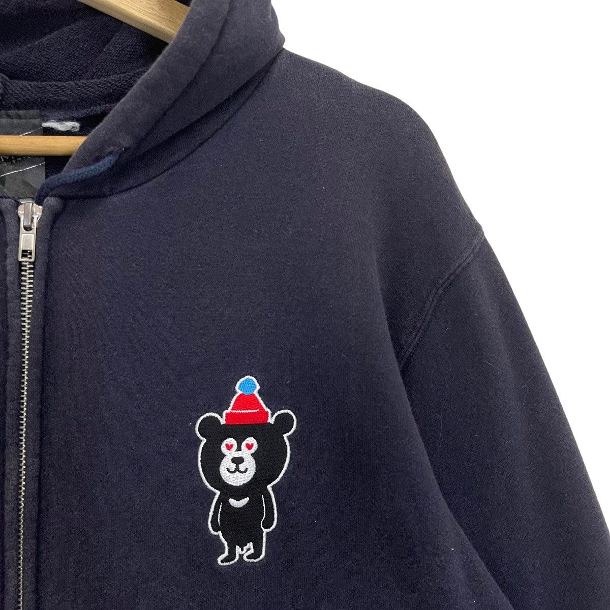 Beams Plus Beams Plus Bear Made In Japan Zipper Hoodie Size M Size US M / EU 48-50 / 2 - 7 Thumbnail