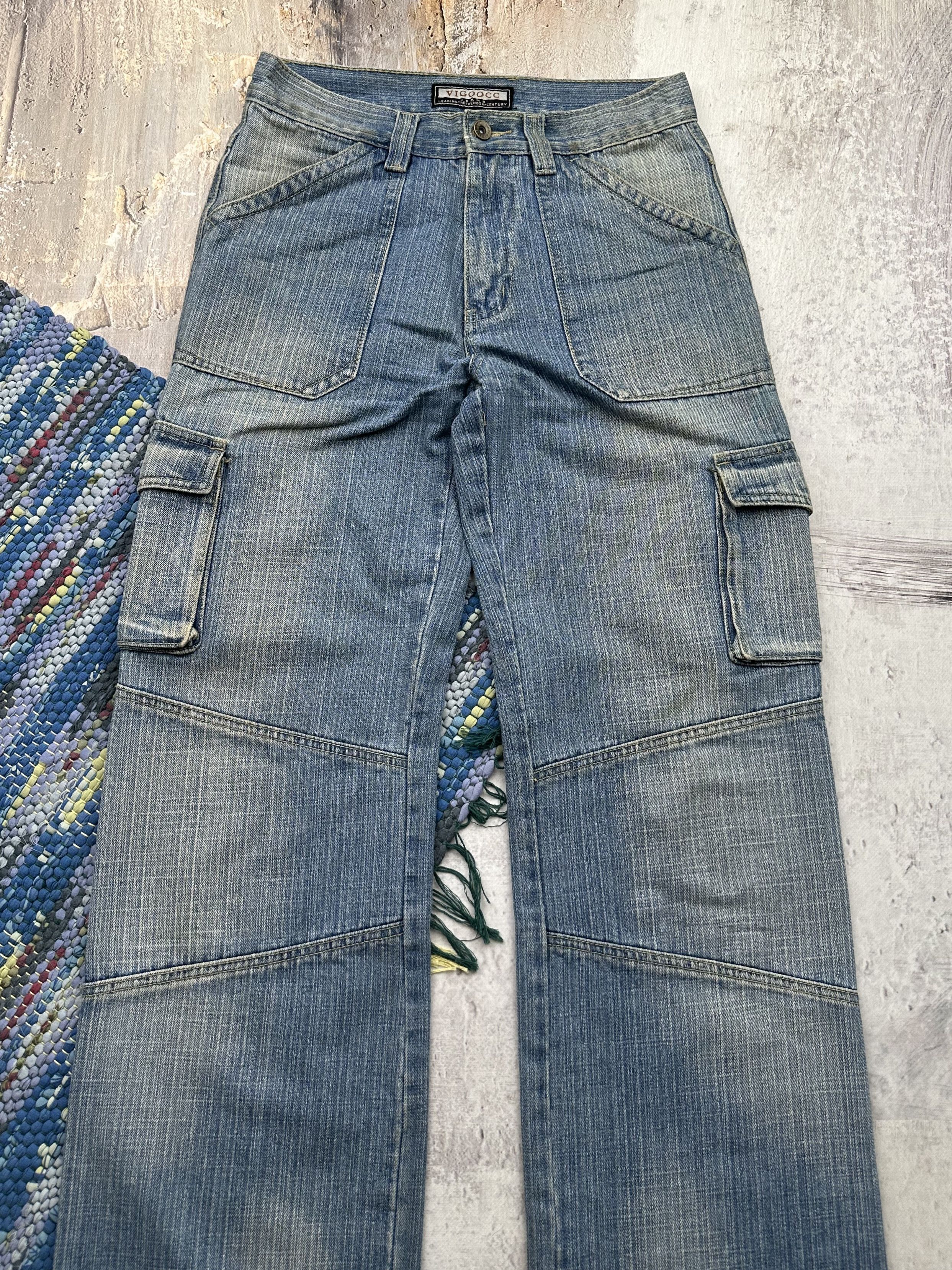 Japanese Brand Vintage Cargo Jeans A638(32) Size US 30 / EU 46 - 2 Thumbnail
