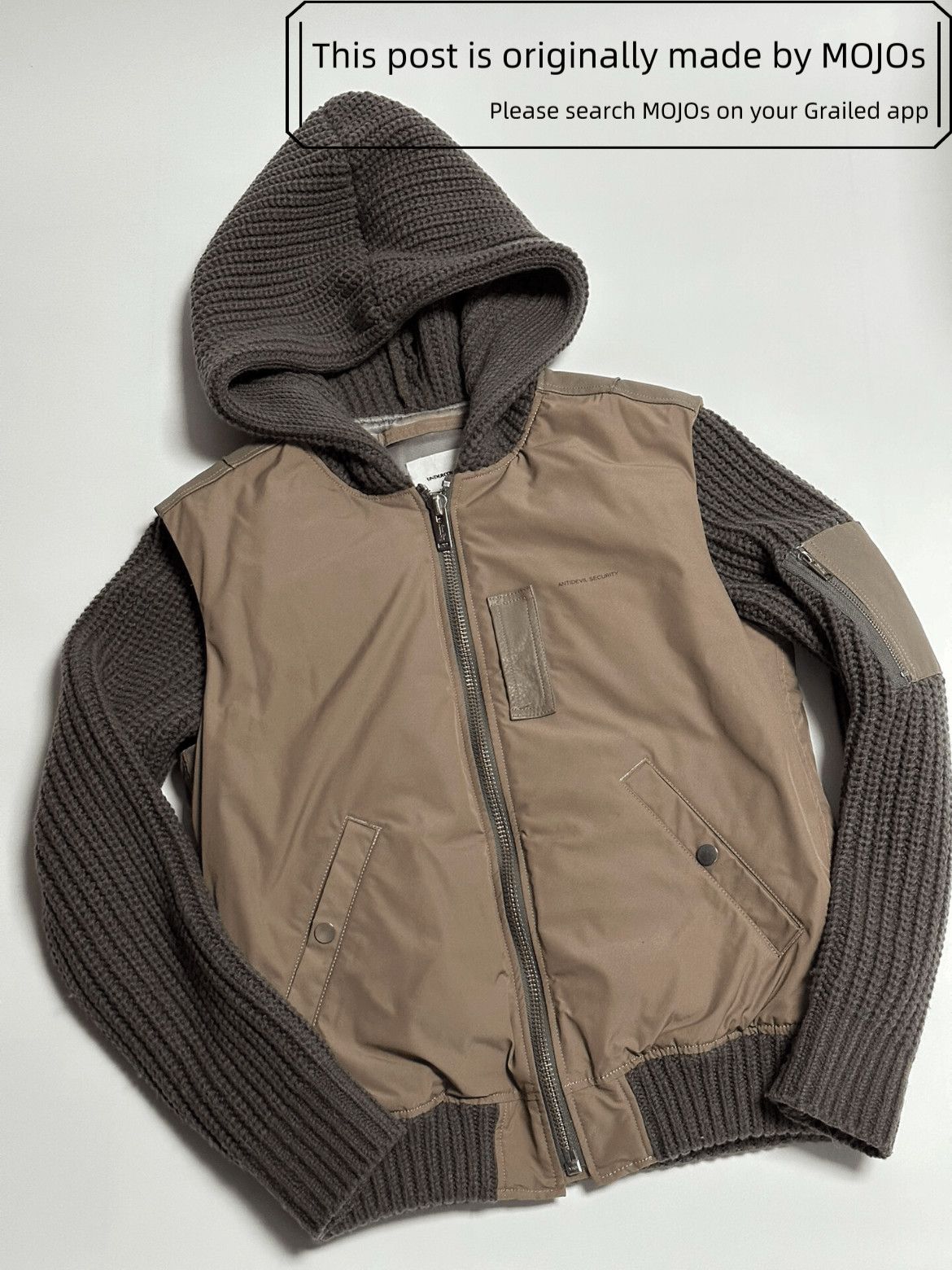 Sz 2 Undercover Antidevil Security Knitwear Joint Jacket