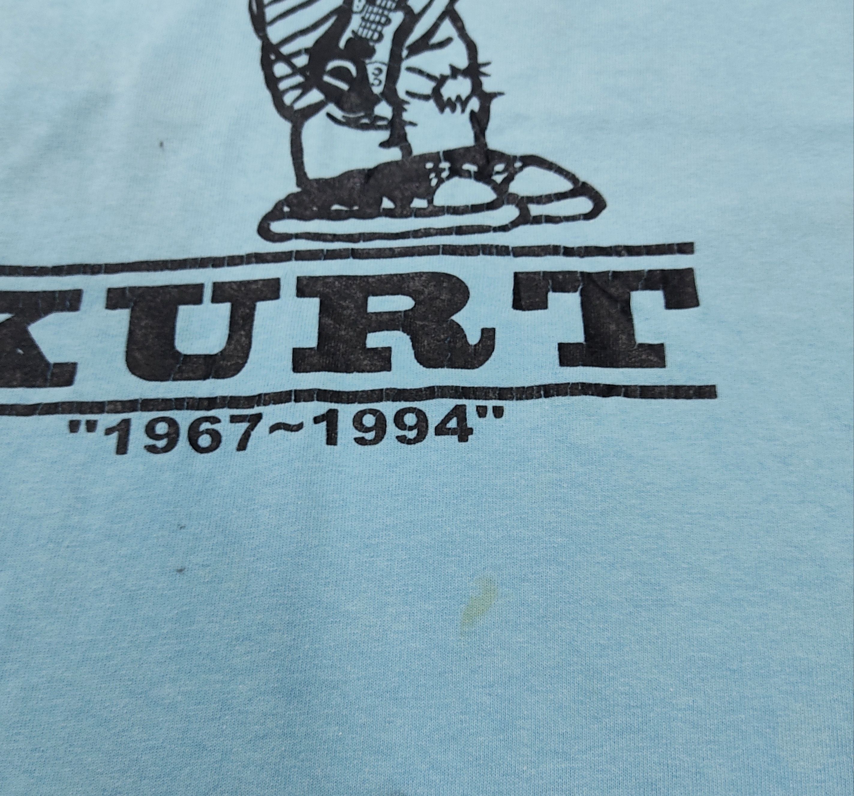 Band Tees Vintage KURT COBAIN "1967-1994" Quotes Promo T-shirt Size US M / EU 48-50 / 2 - 5 Thumbnail