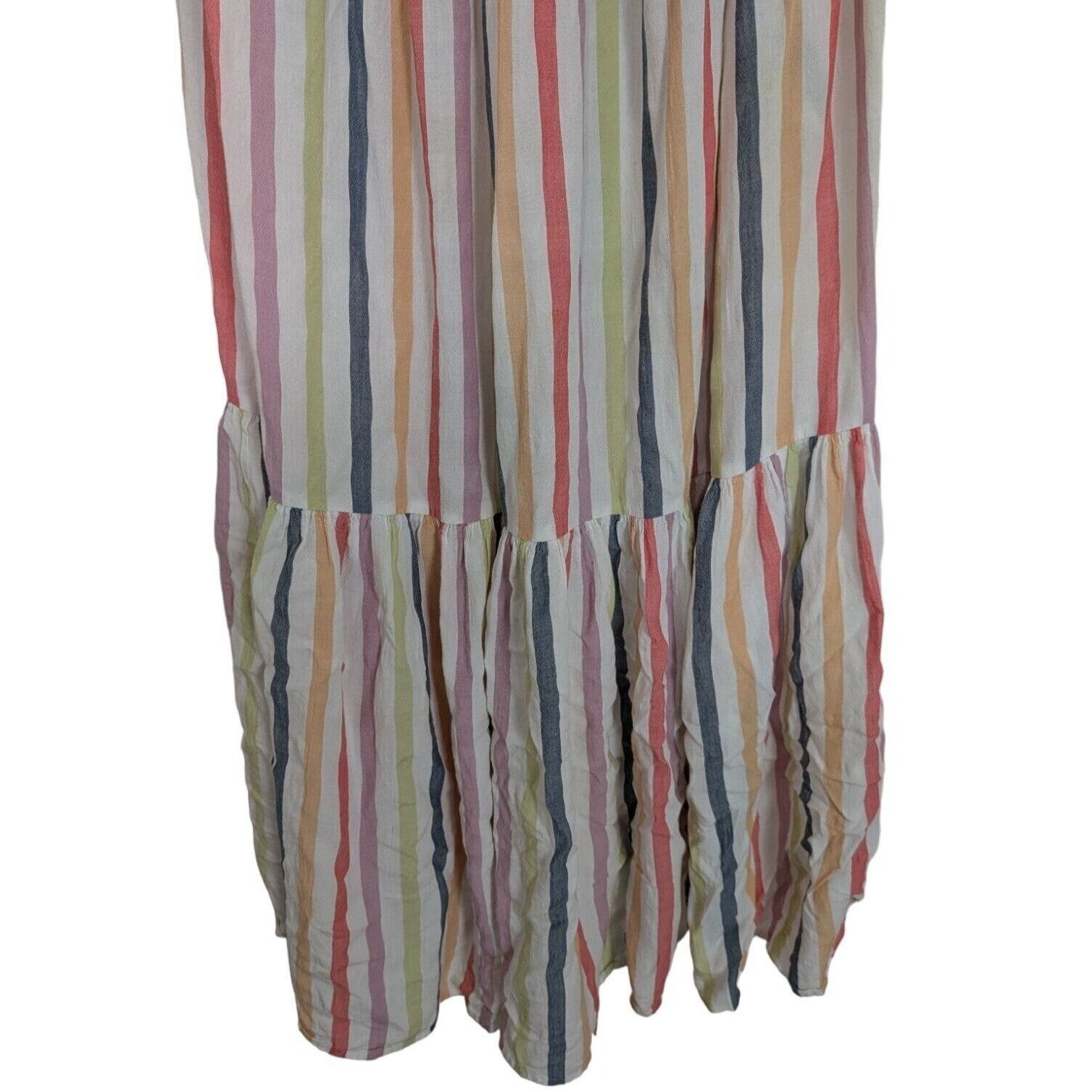 Old Navy Old Navy Stripe Swing Maxi Sundress Womens Size XXL White Size XXL / US 16-18 / IT 52-54 - 3 Thumbnail