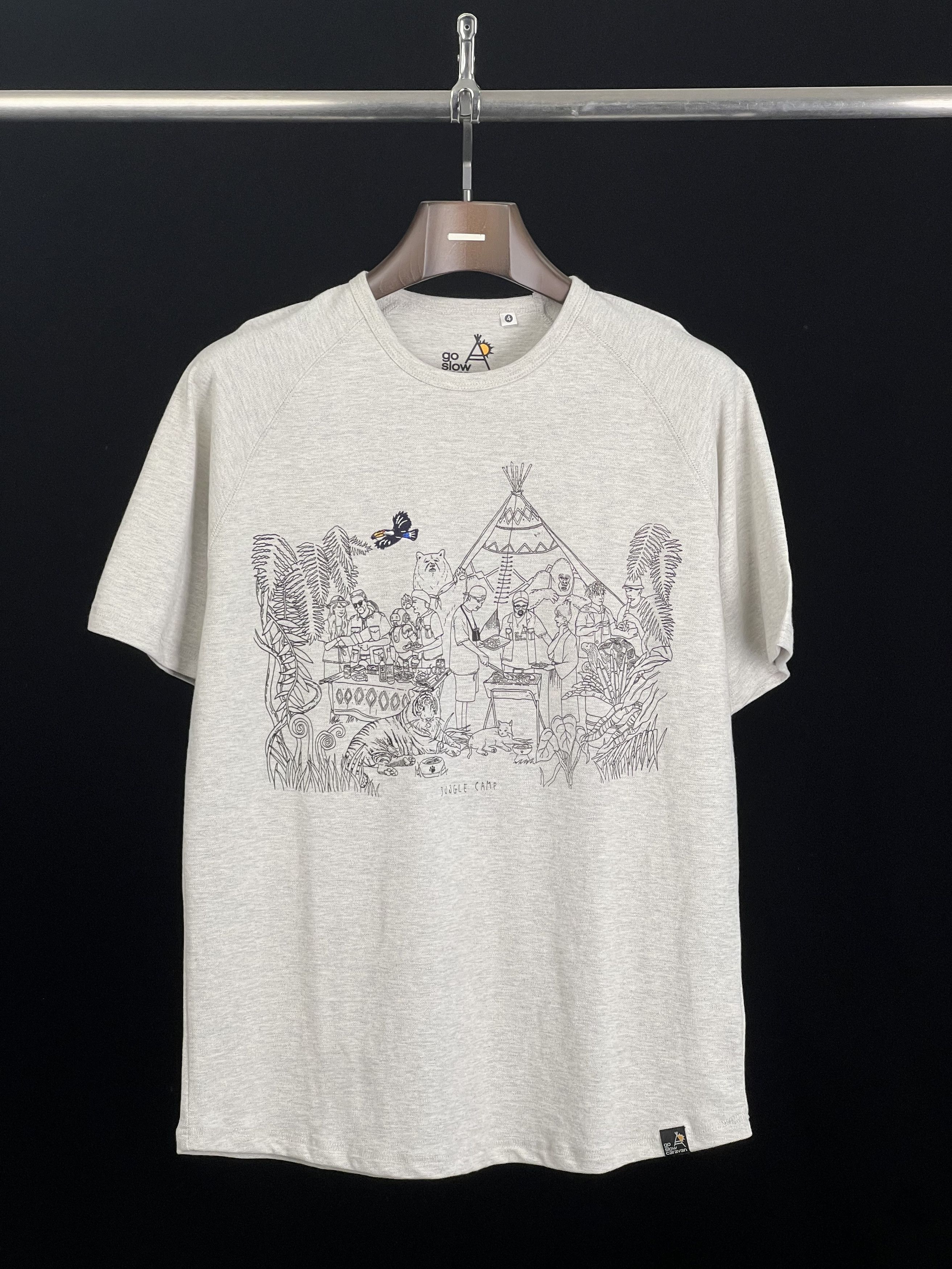 go slow caravan UNWORN Go Slow Caravan JUNGLE CAMP Tee Size 4 Size US XL / EU 56 / 4 - 1 Thumbnail