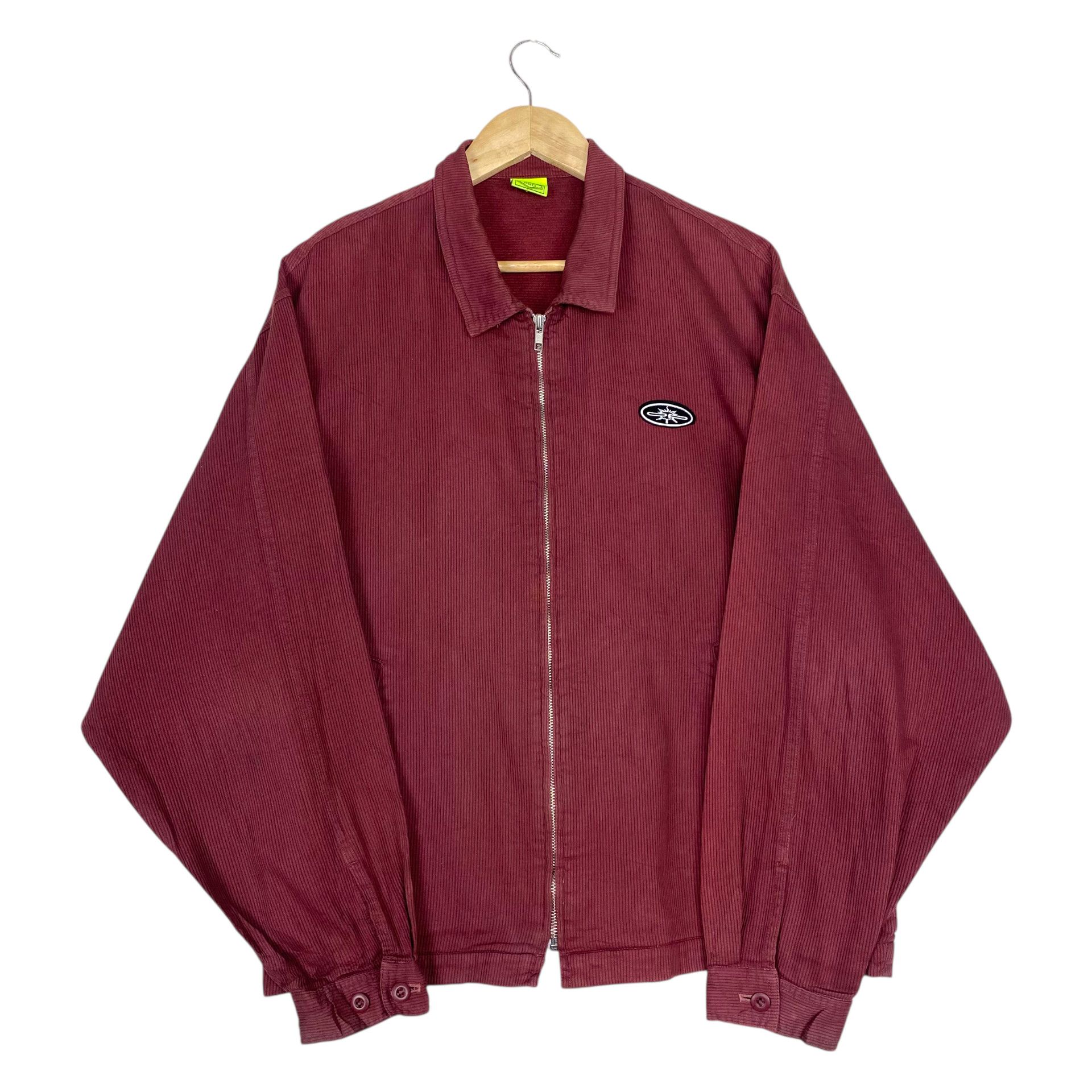 Japanese Brand 💥OCEAN PACIFIC CORDUROY BLOUSON ZIPPER JACKET Size US XL / EU 56 / 4 - 1 Thumbnail