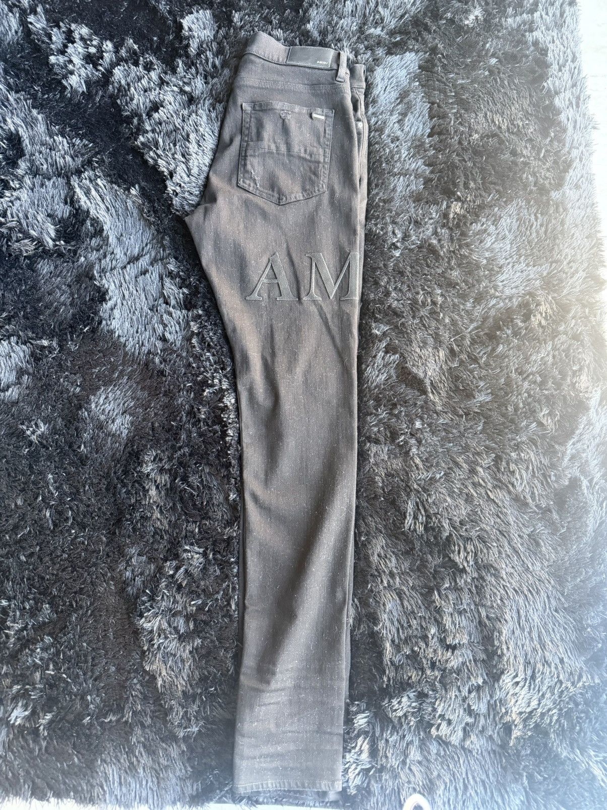 Amiri Amiri Serif Logo Jeans Size US 36 / EU 52 - 2 Thumbnail