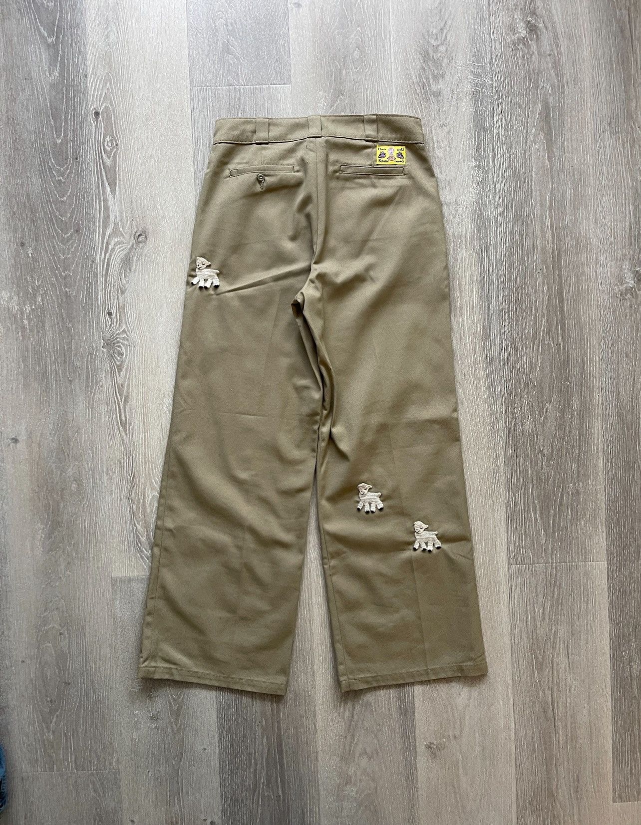 Brain Dead Brain Dead x Dickies Beige Lamb Pants Size US 30 / EU 46 - 2 Thumbnail