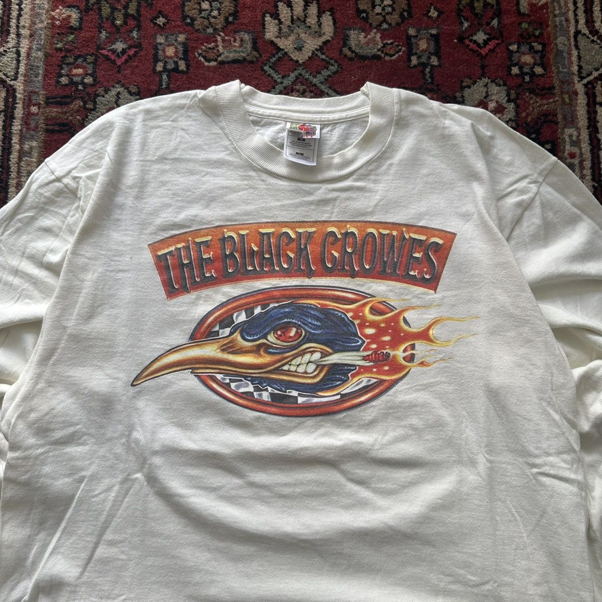 Vintage Vintage The Black Crowes Long Sleeve Tour Tee 90s Band Tee Size US XL / EU 56 / 4 - 2 Thumbnail