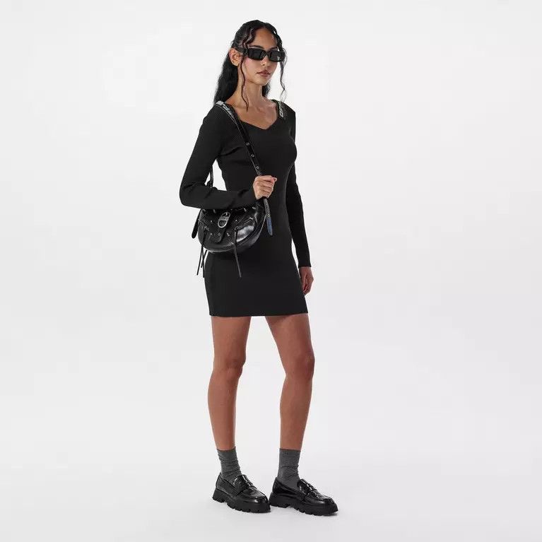 Off-White o1y1225 Mini Dress in Black Size M / US 6-8 / IT 42-44 - 6 Thumbnail