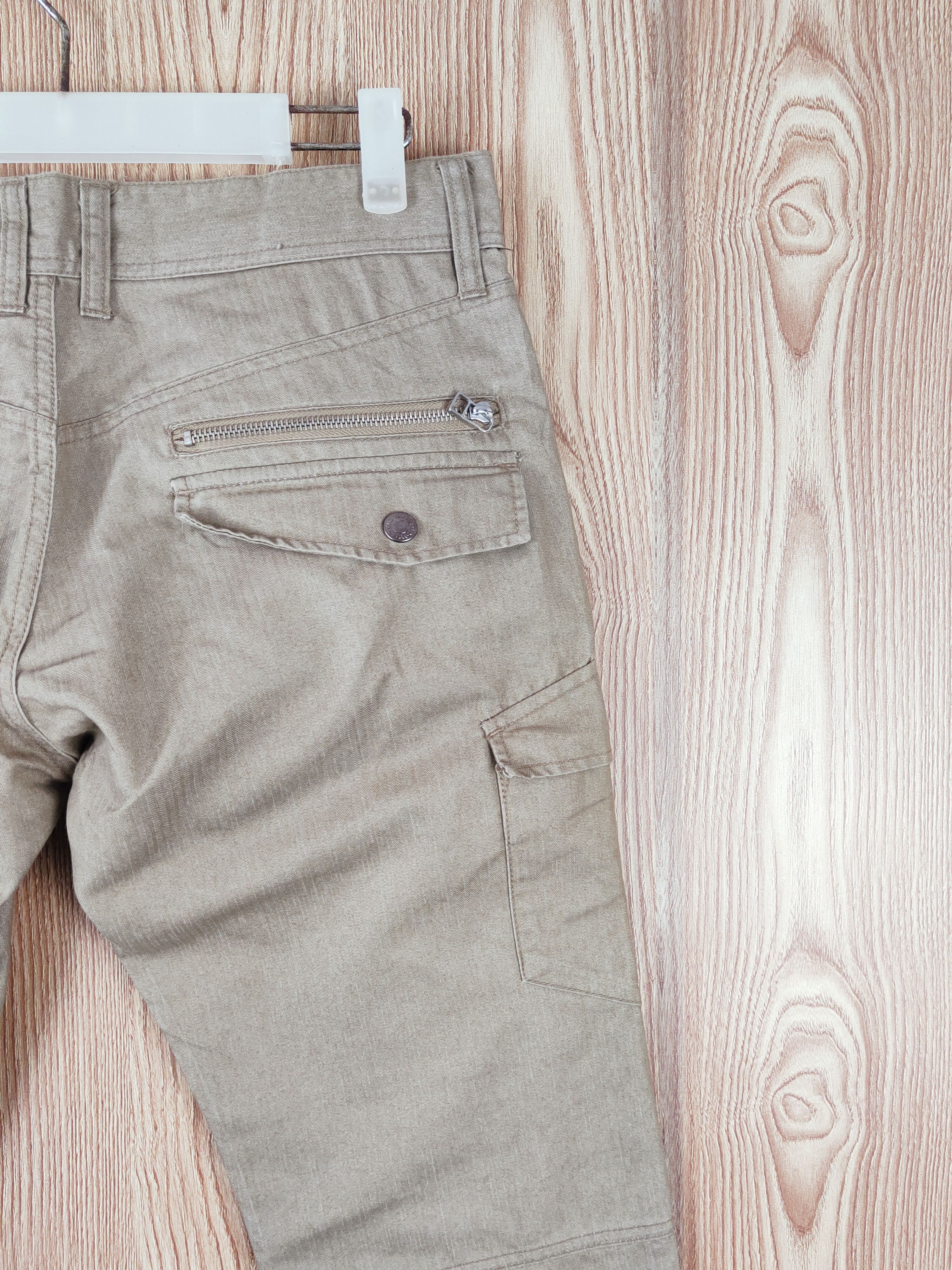 Mossimo × Vintage Vintage Massimo Beige Multi Tactical pocket Cargo Pants Size 31" - 10 Thumbnail