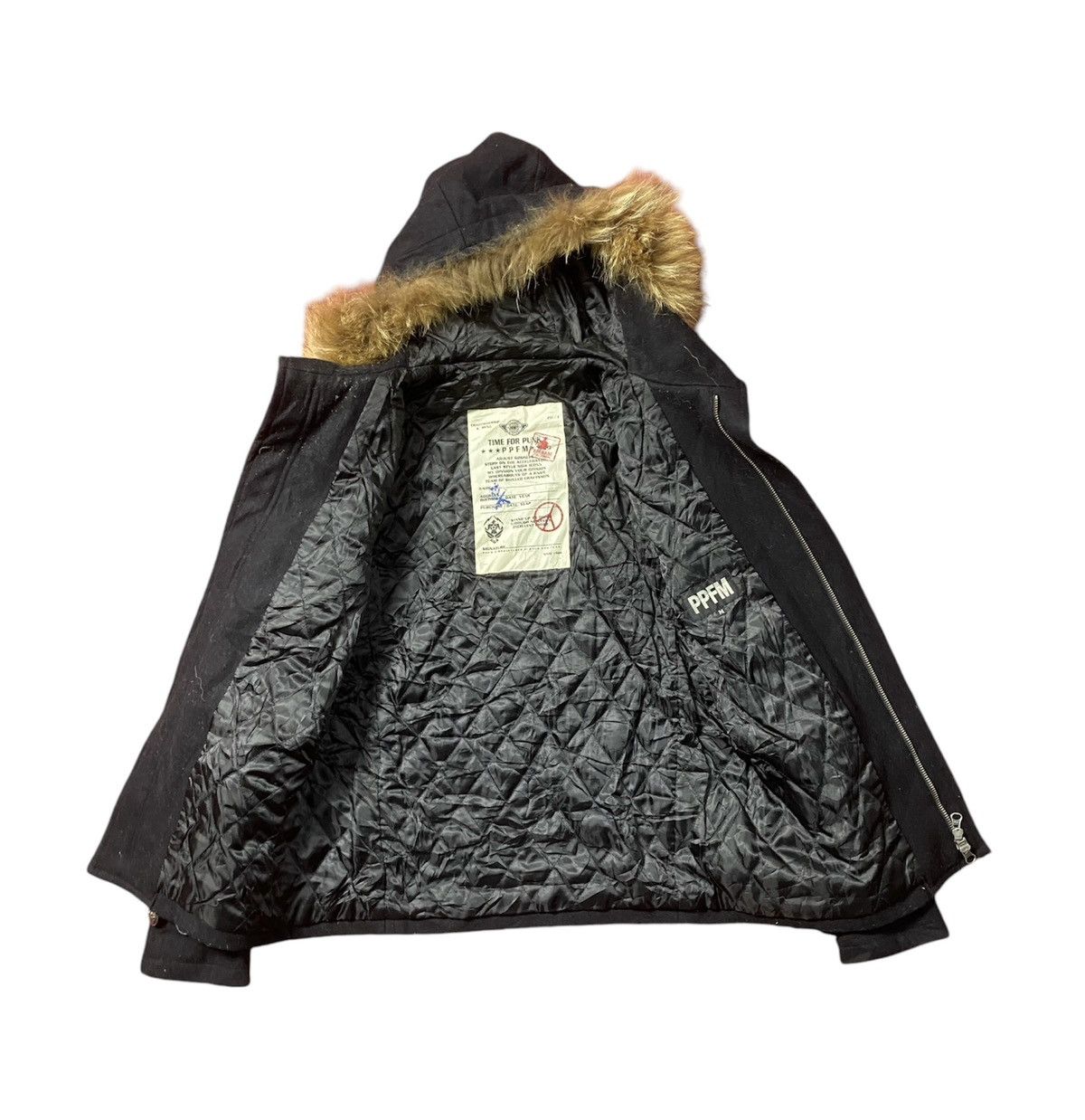 If Six Was Nine × PPFM × Vintage Vintage PPFM Fur Wool Zipper Jacket Size US S / EU 44-46 / 1 - 3 Thumbnail