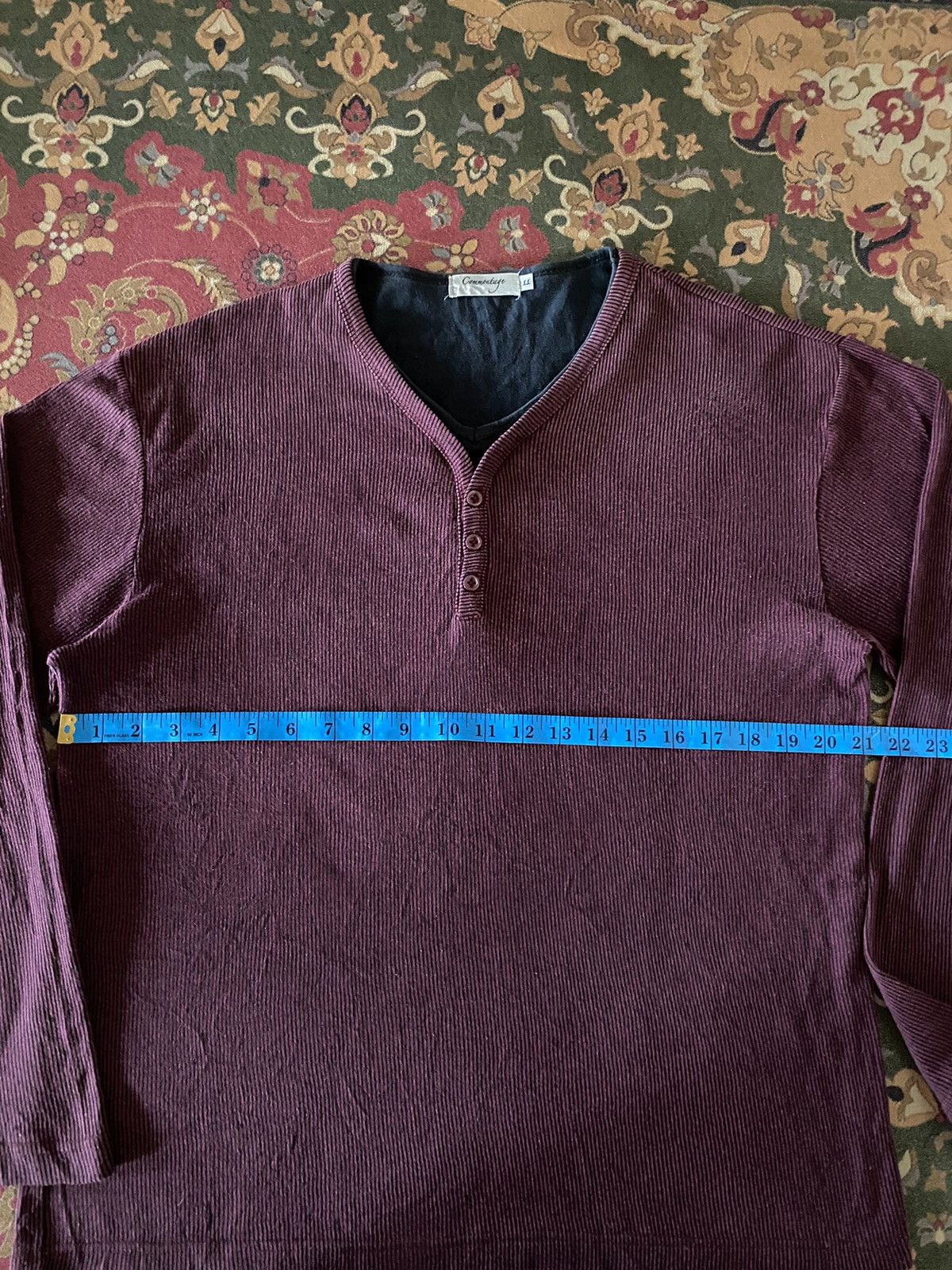 If Six Was Nine × Japanese Brand × Vintage Vintage Japanese Brand Commontage Double Layer Long Sleeve Size US L / EU 52-54 / 3 - 9 Thumbnail