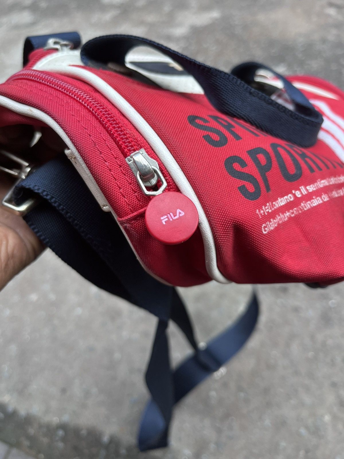 Fila VTG 2007 Fila "Spirito Sportivo" Mini Duffle Sling Bag Y2K Size ONE SIZE - 15 Thumbnail