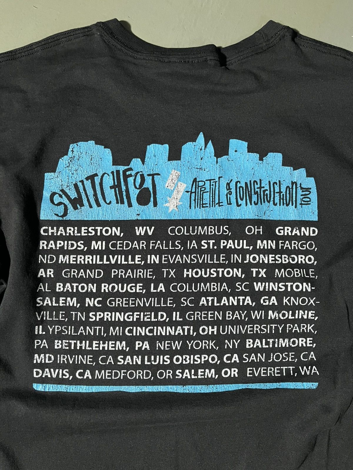 Other 2007 Switchfoot “Appetite for Construction” Tour T-Shirt Size US M / EU 48-50 / 2 - 5 Thumbnail