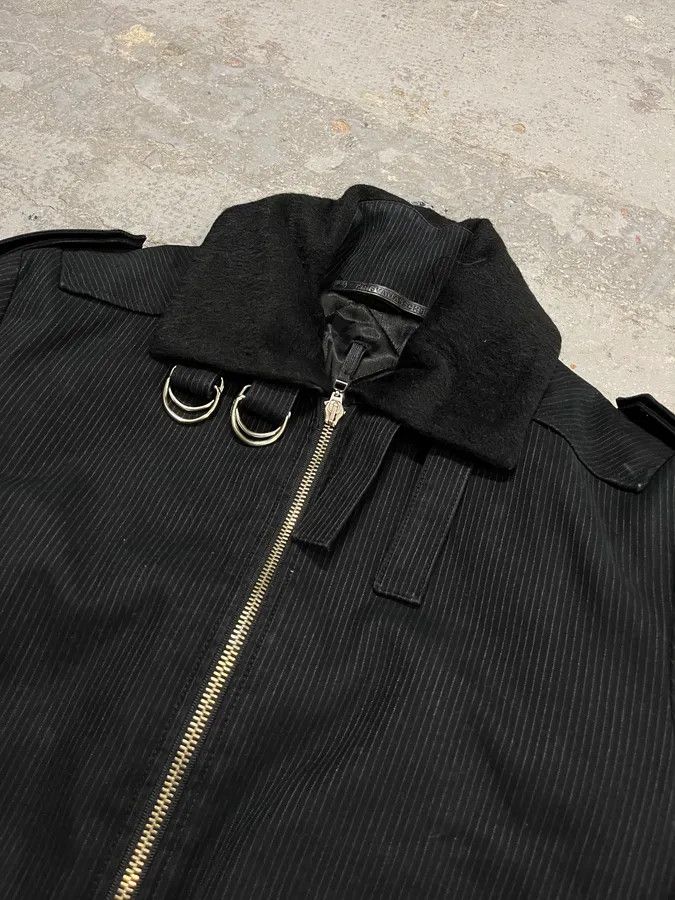 Kris Van Assche FW2010 Kris Van Assche Black Stripped Bomber Jacket Size US S / EU 44-46 / 1 - 5 Thumbnail