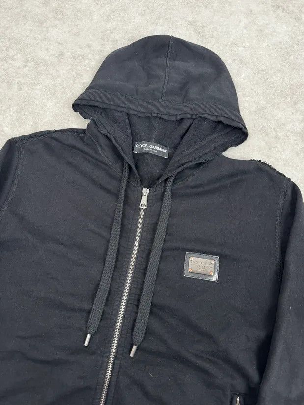 Dolce & Gabbana 2010s Dolce & Gabbana Dark Premium Zip-up Hoodie Size US L / EU 52-54 / 3 - 5 Thumbnail