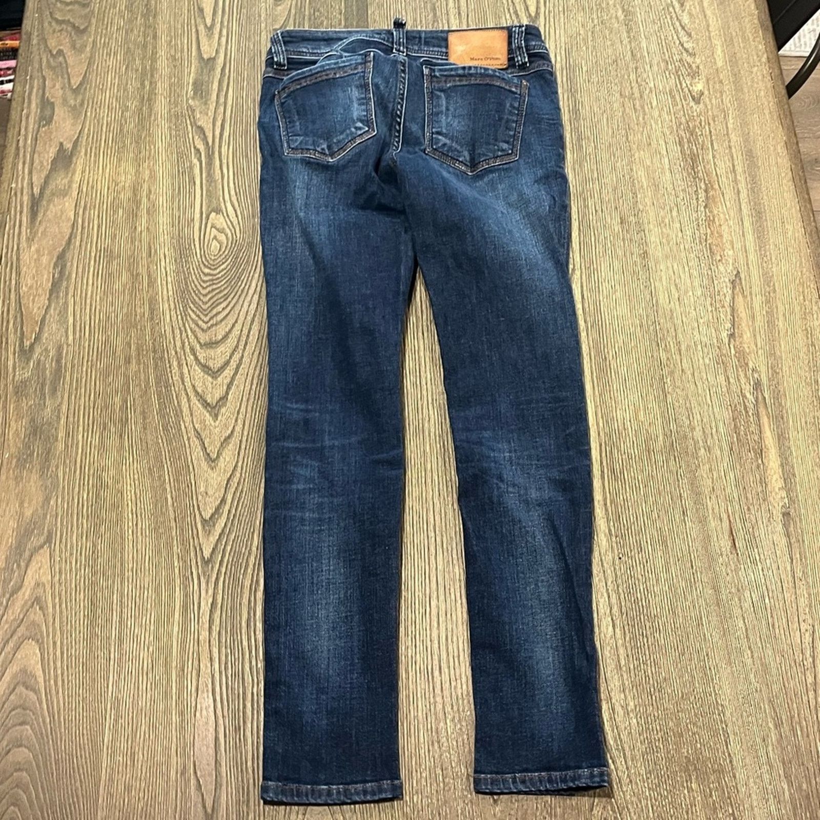 Vintage Marc O'Polo Straight Jeans Slim Fit Pockets Casual Denim 4 Size 27" / US 4 / IT 40 - 11 Thumbnail