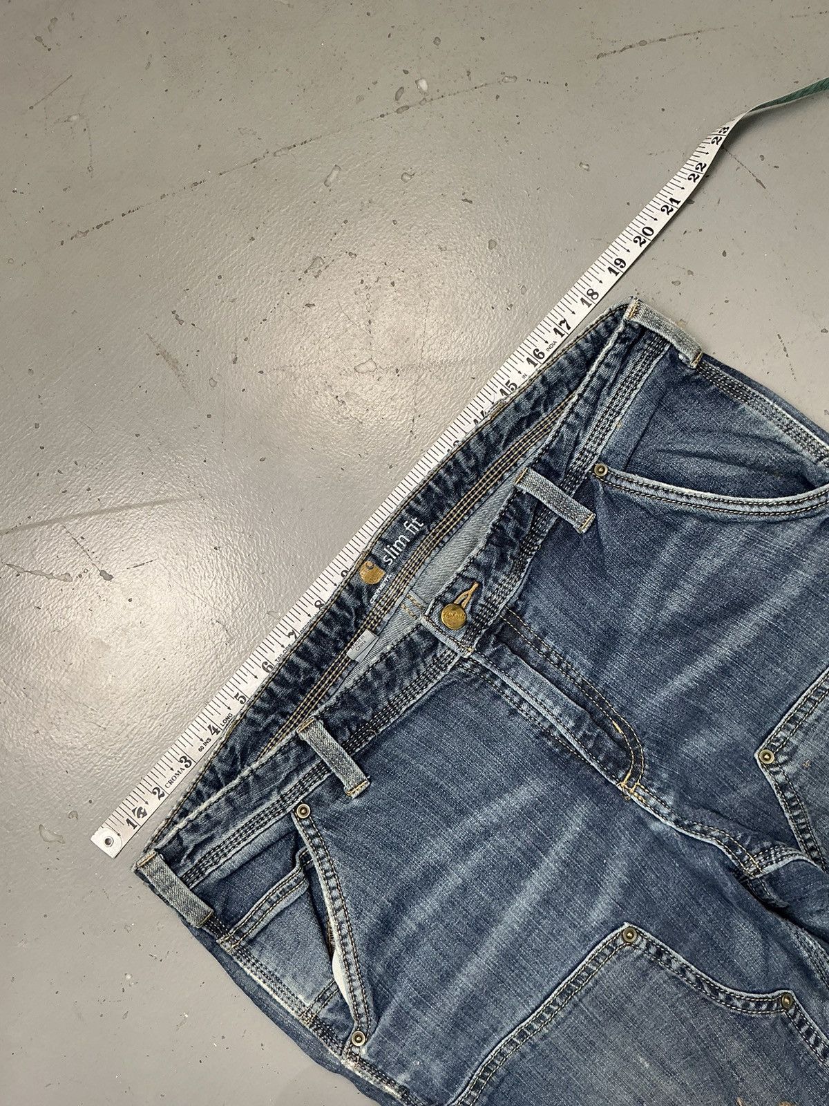 Carhartt Vintage Carhartt double knee slim fit denim workwear Size US 38 / EU 54 - 8 Thumbnail