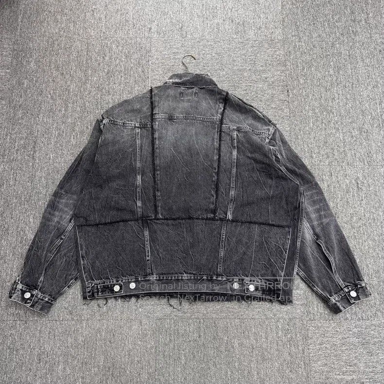 Balenciaga Balenciaga Cut-out Double Layer Denim Jacket Size US M / EU 48-50 / 2 - 5 Thumbnail
