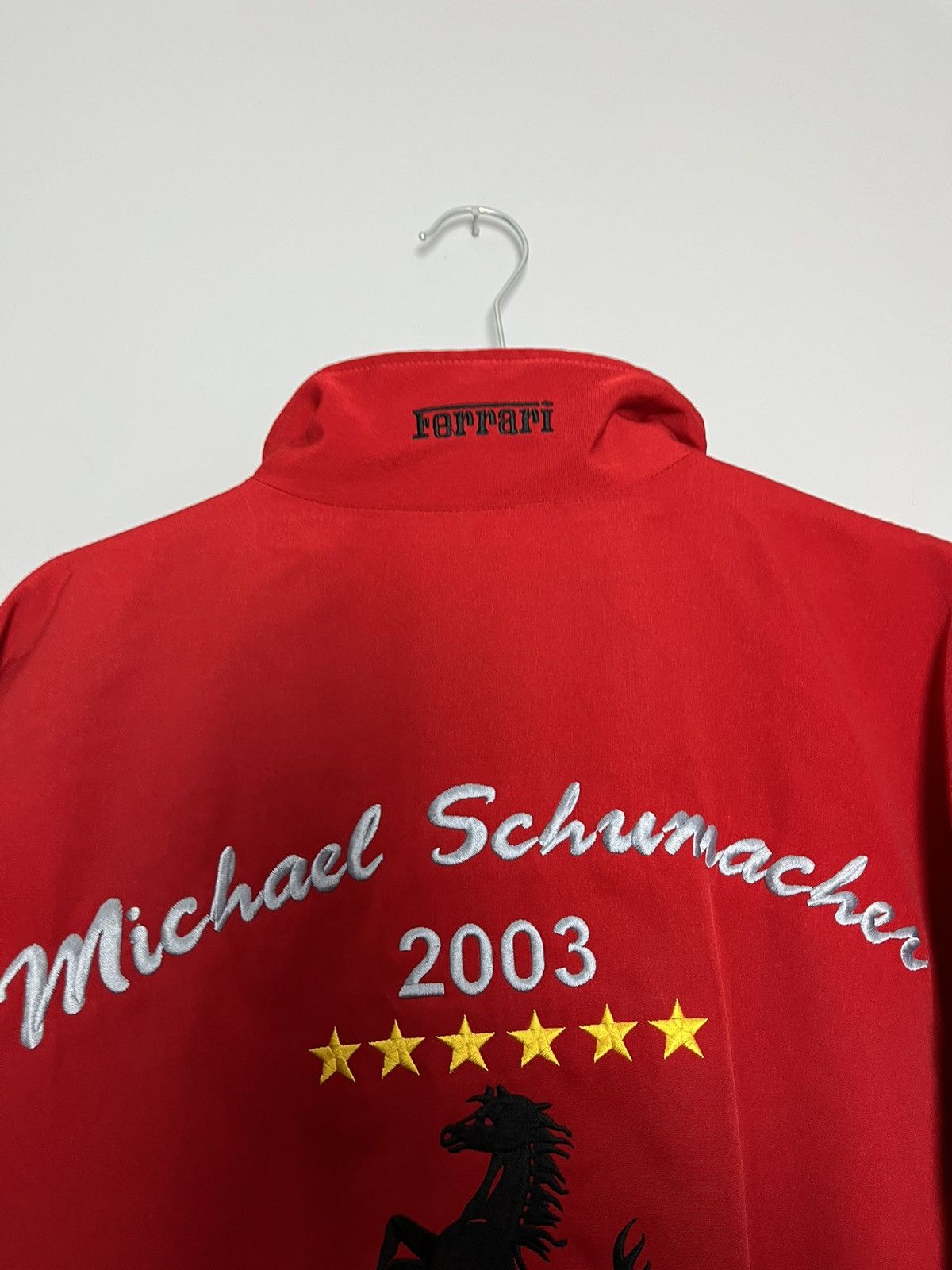 Vintage ferrari racing jacket F1 Michael Schumacher rare y2k
