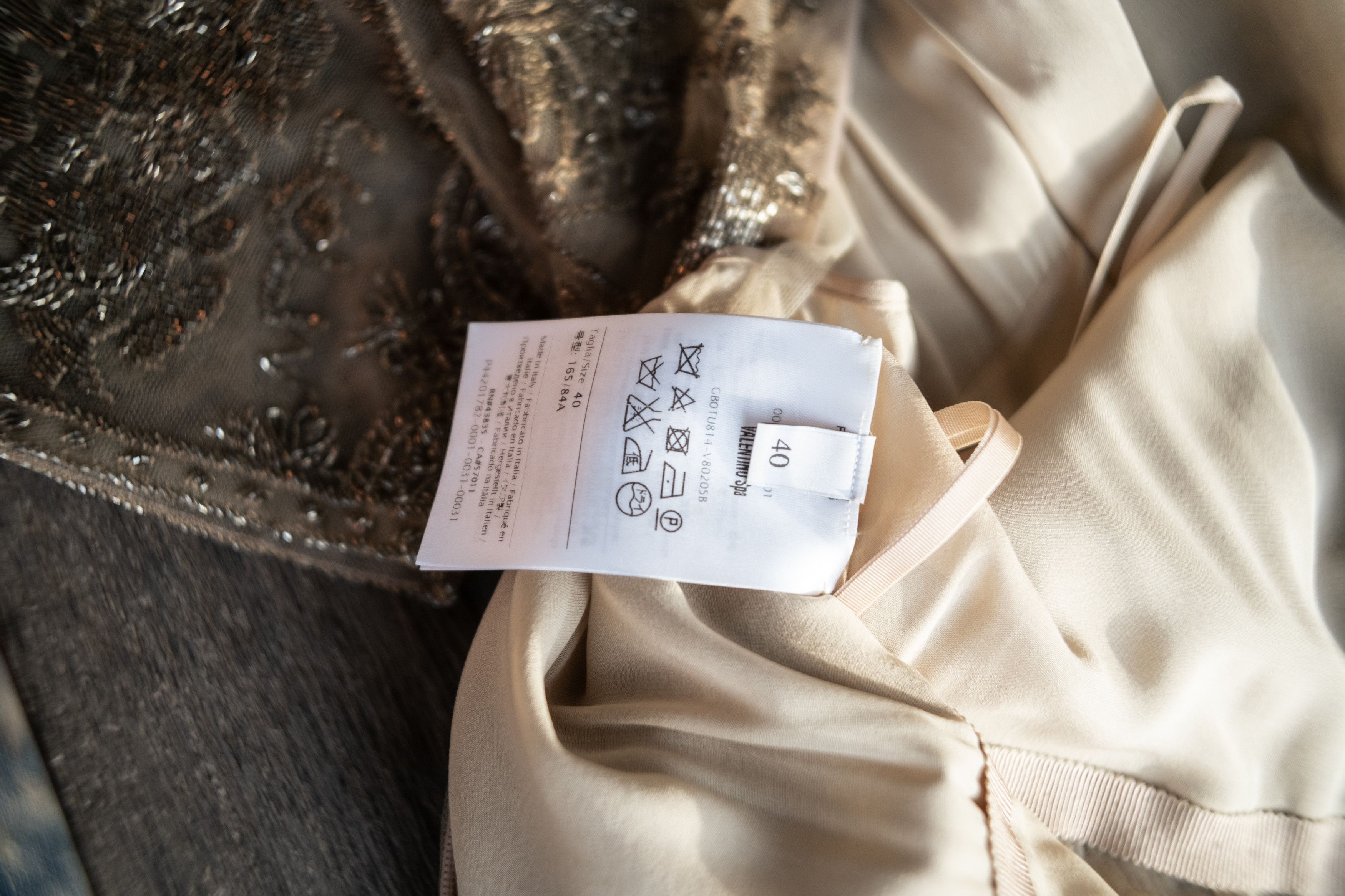 Valentino Valentino Spring 2014 Gold Bead Embellished Tulle Playsuit Size S / US 4 / IT 40 - 7 Thumbnail