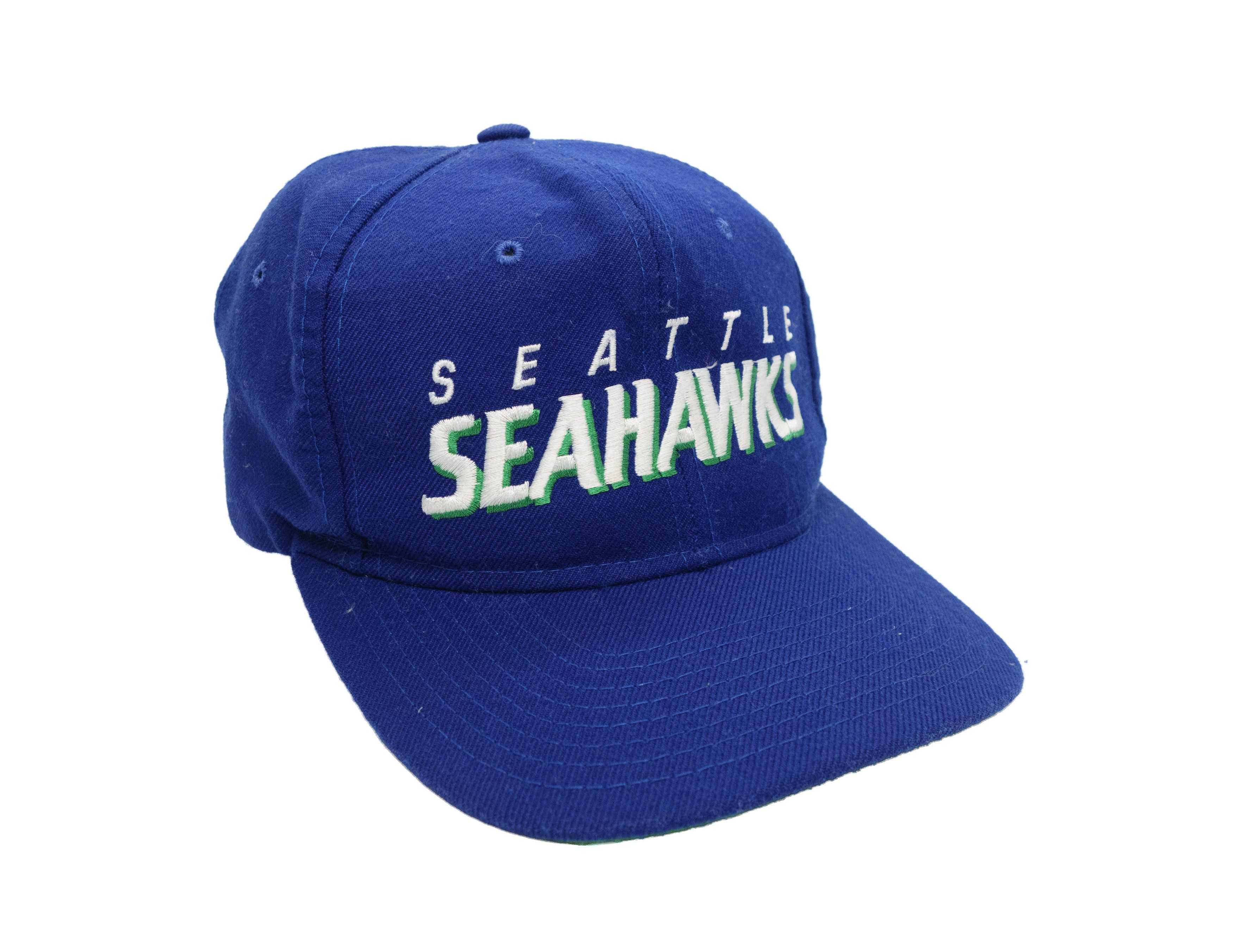 NFL 80s New Era Seattle Seahawks Pro Model Wool Blend Cap 90s Size ONE SIZE - 1 Thumbnail