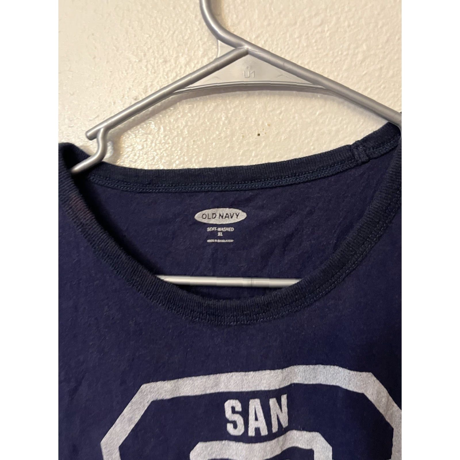 Old Navy Old Navy T-Shirt Navy Blue California San Francisco Crew Neck Short Sleeve XL Men Regular Shirt Size US XL / EU 56 / 4 - 2 Thumbnail