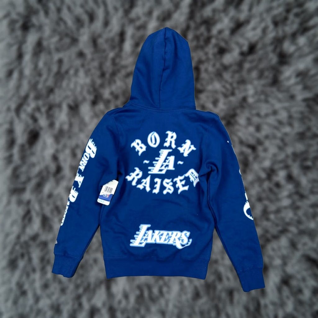 New Era Born x Raised New Era Lakers Fleece Hoodie - Small Men’s Blue Hoodie Size US S / EU 44-46 / 1 - 1 Thumbnail