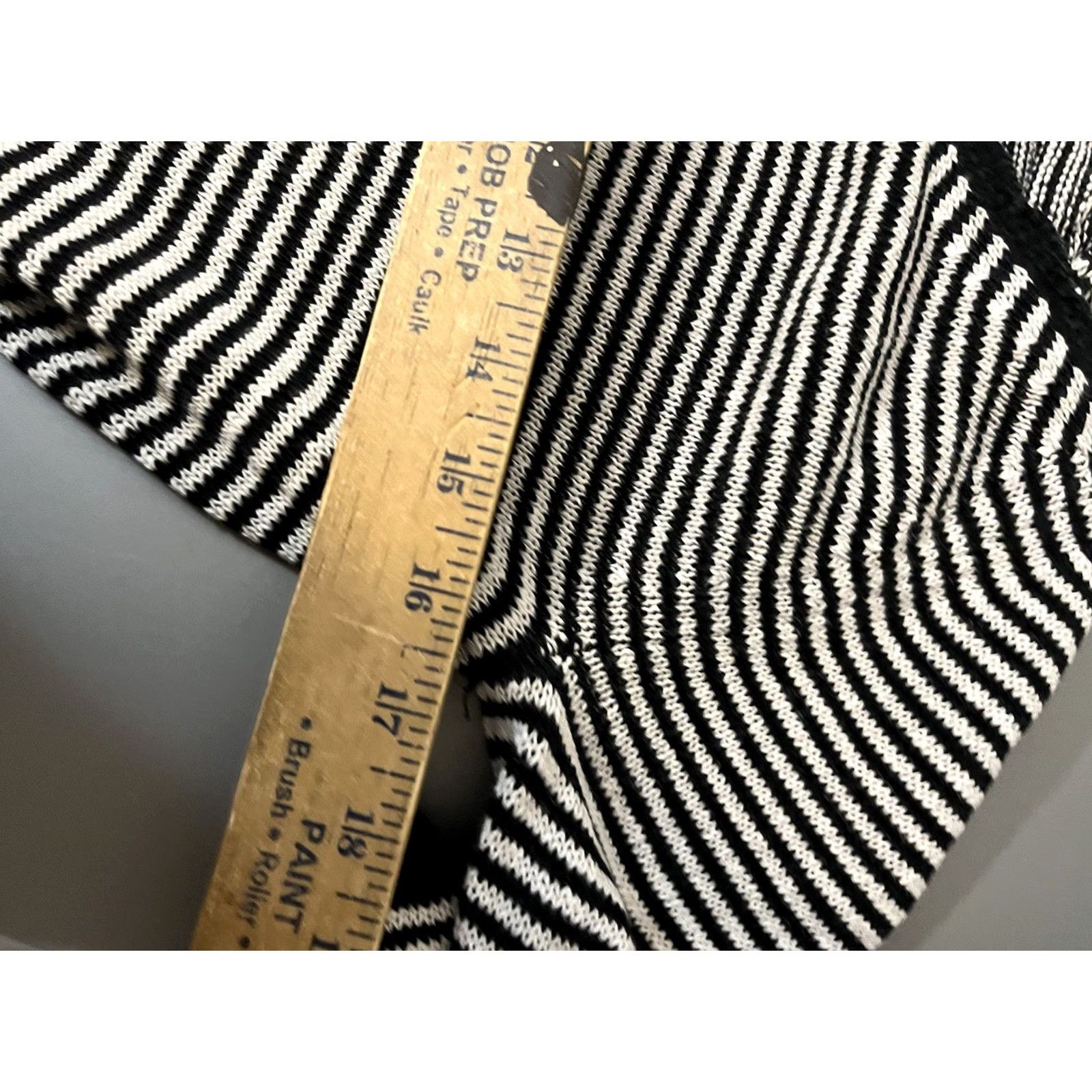 Loft LOFT Womens Sweater XS Black Striped Knit V Neck Pullover Classic Casual Cardigan? Size XS / US 0-2 / IT 36-38 - 5 Thumbnail