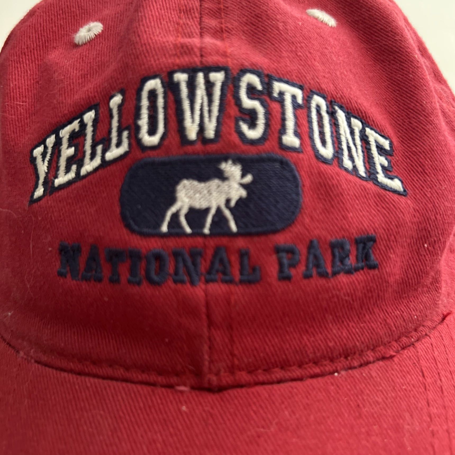 Vintage VINTAGE Titan National Park Moose Red Adjustable Hat Baseball Cap 100% Cotton Men Size US M / EU 48-50 / 2 - 2 Thumbnail