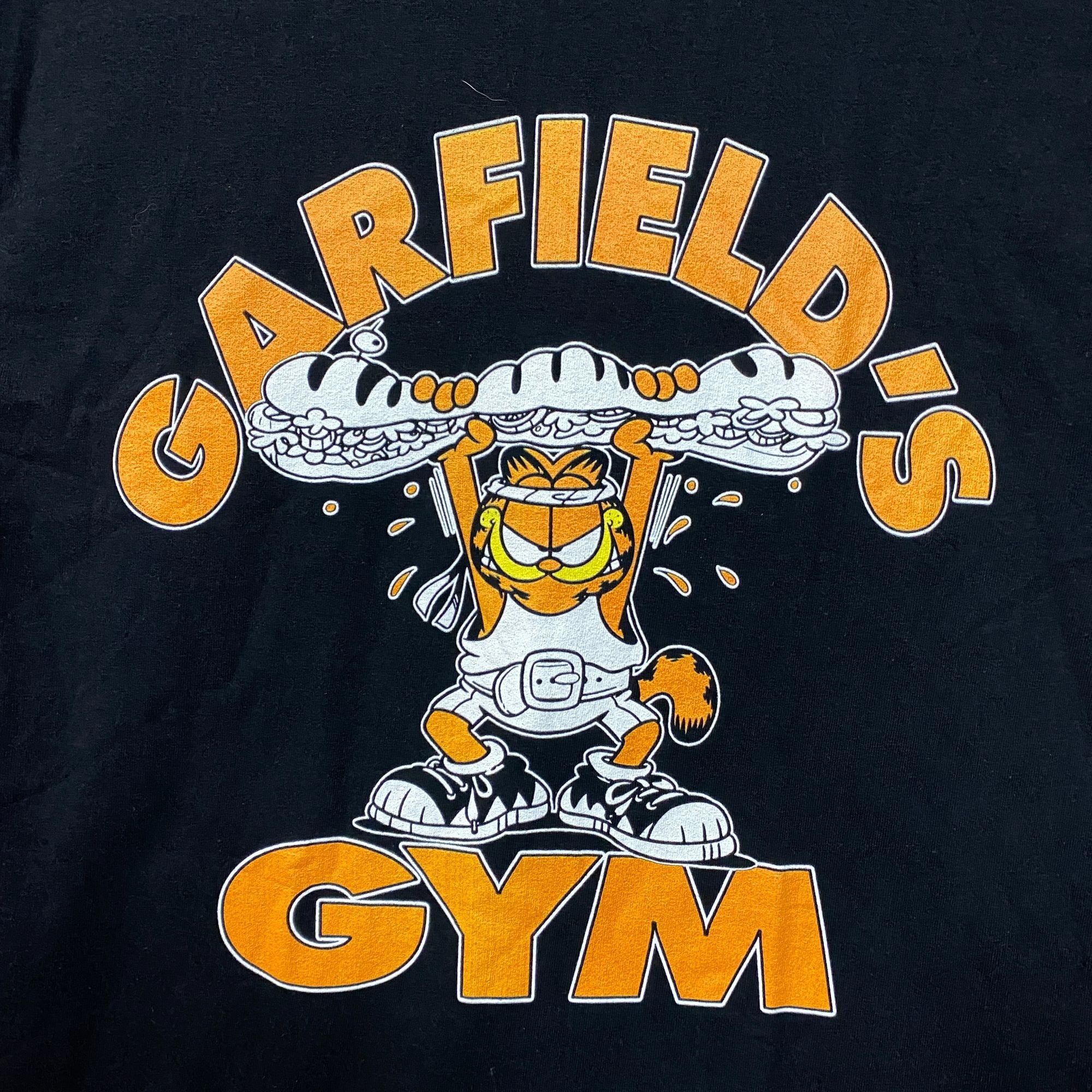 Nickelodeon Garfield's Gym Lifting Sub Graphic Design T-Shirt Medium Size US M / EU 48-50 / 2 - 2 Thumbnail