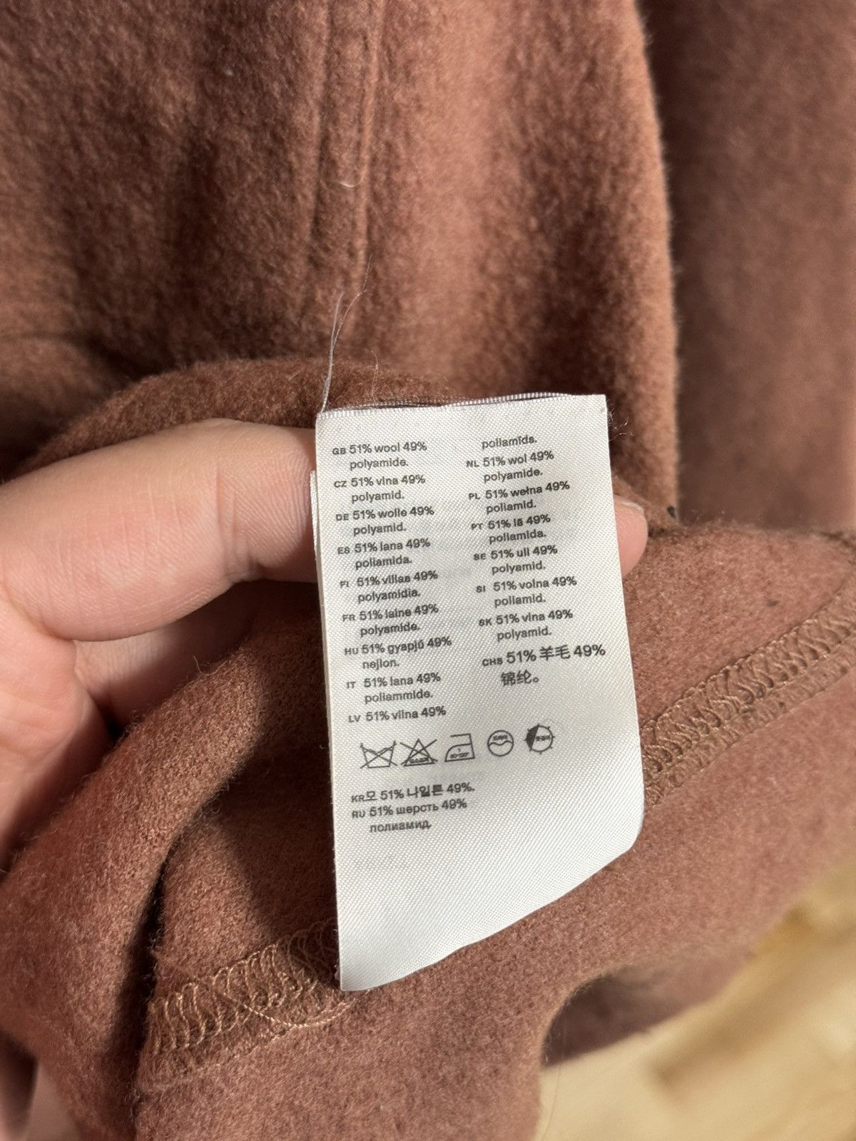 Arket ARKET Wool Jumper Knit 1/4 Zip Sweatshirt Pocket High Neck M Size US M / EU 48-50 / 2 - 6 Thumbnail