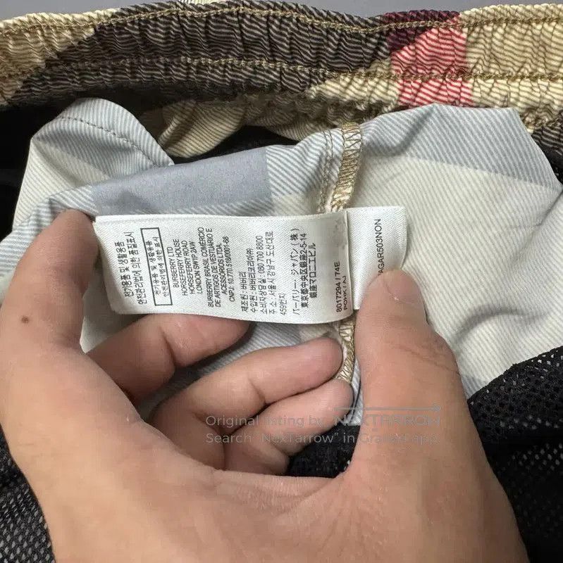 Burberry Burberry Men’s Checked Swim Shorts. Size US 27 - 6 Thumbnail