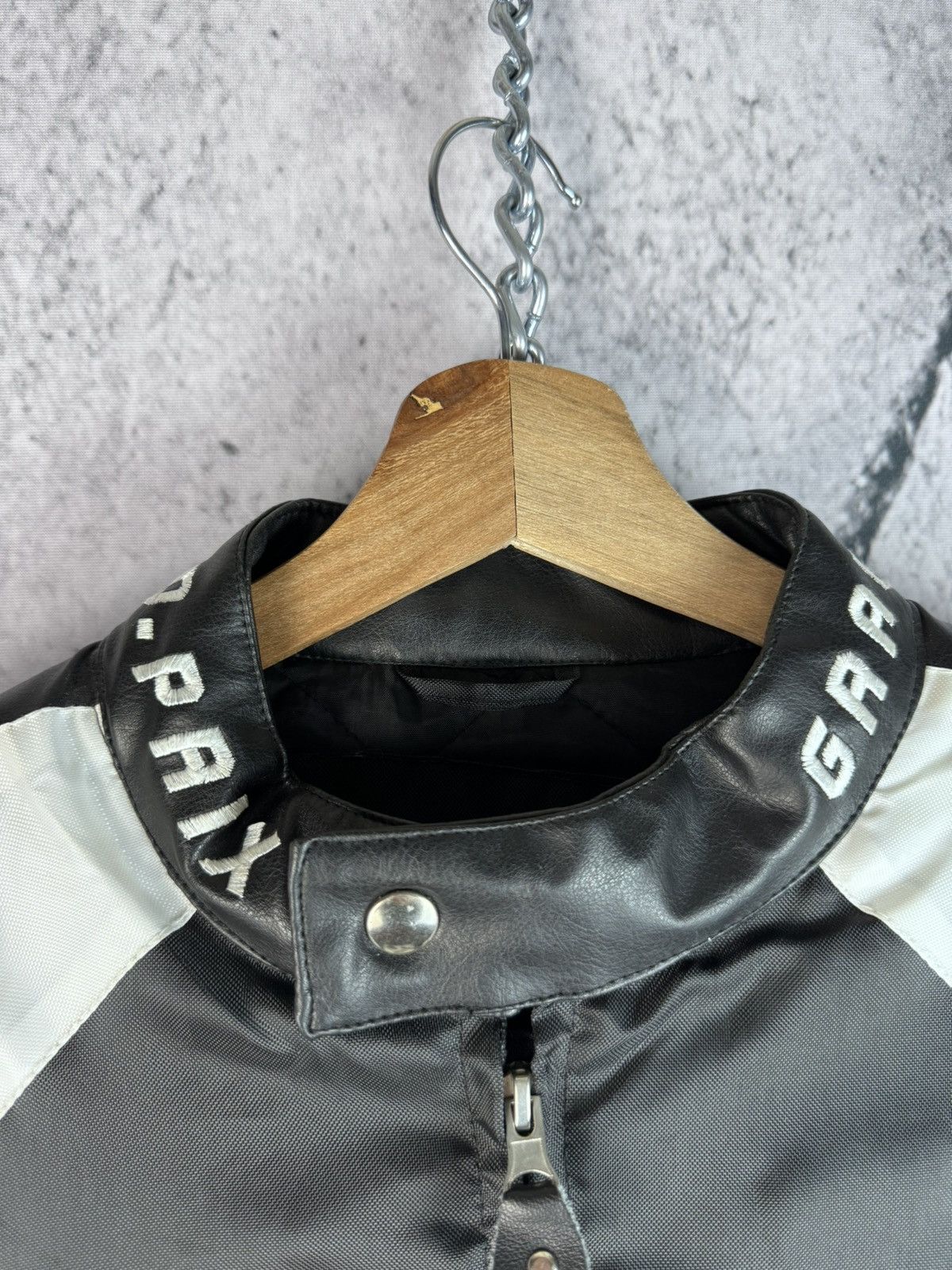 Other Vintage Y2K GB Racing eco Leather Track Jacket Size US M / EU 48-50 / 2 - 2 Thumbnail
