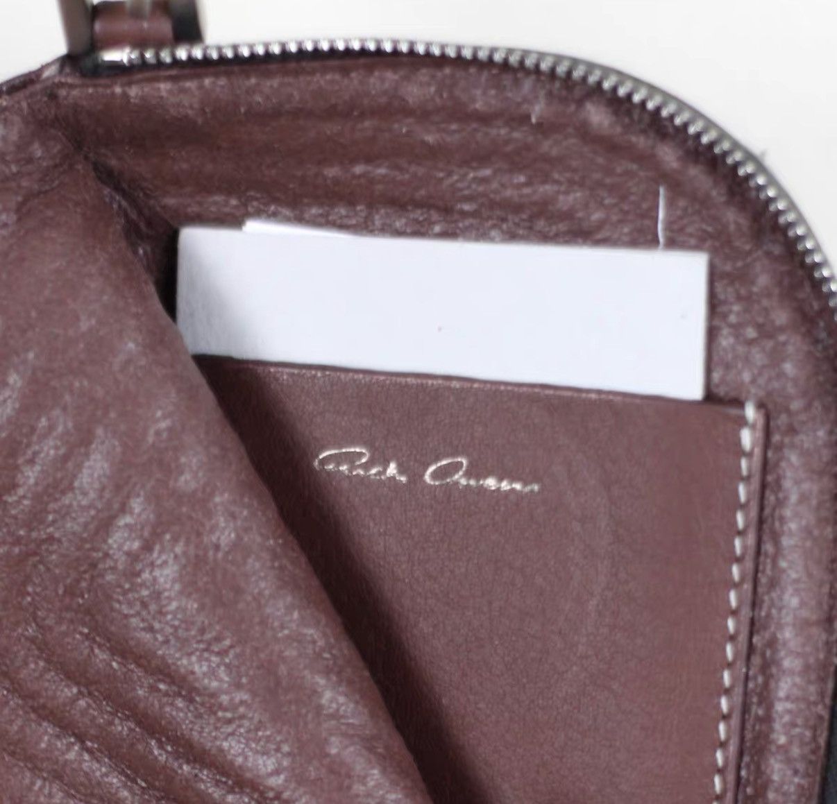 Rick Owens Rick Owens Mainline Leather Brown Geometric Shoulder Bag Size ONE SIZE - 3 Thumbnail