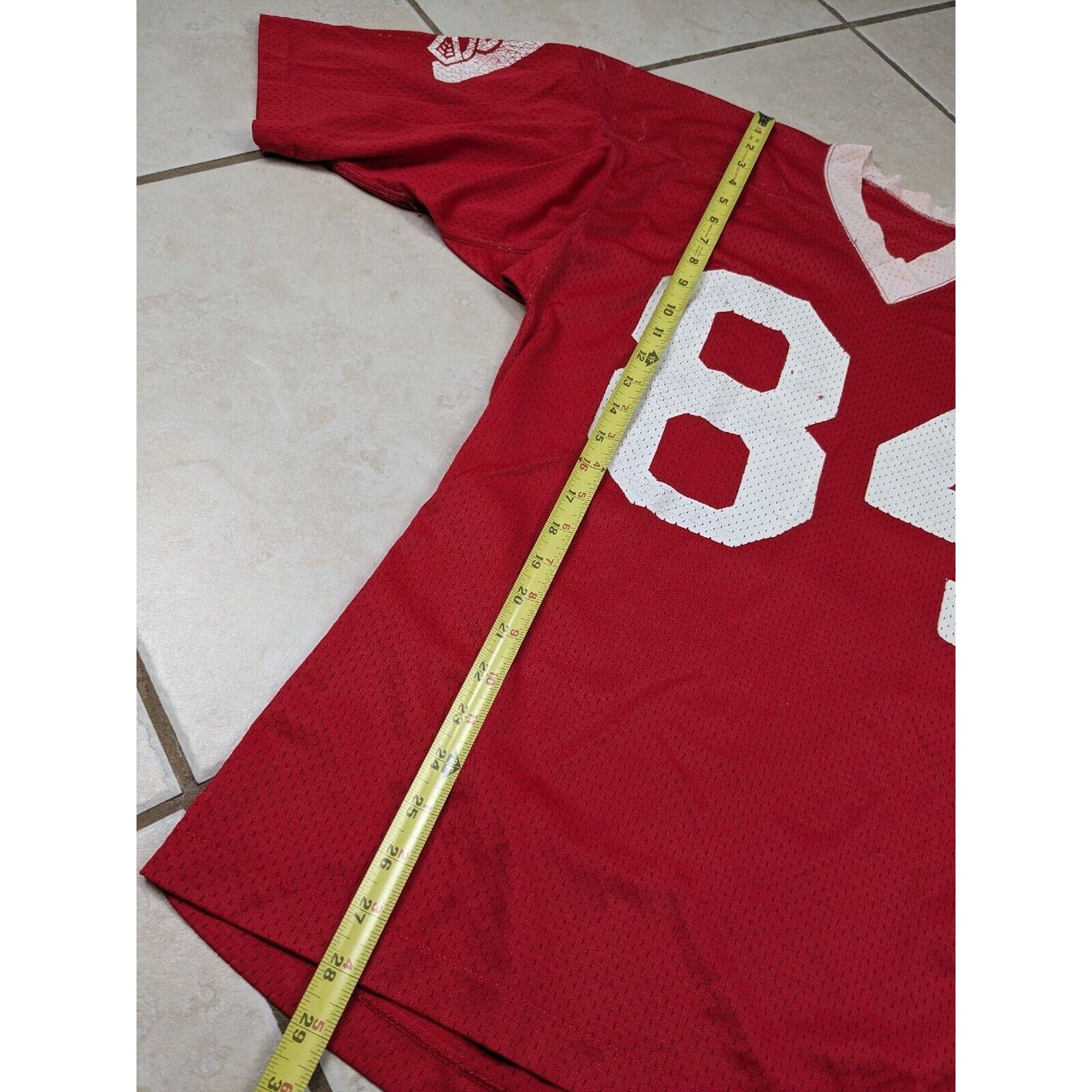 Champion Vtg 1970'S Champion Products Practice JERSEY Red USA RARE Size US M / EU 48-50 / 2 - 9 Thumbnail