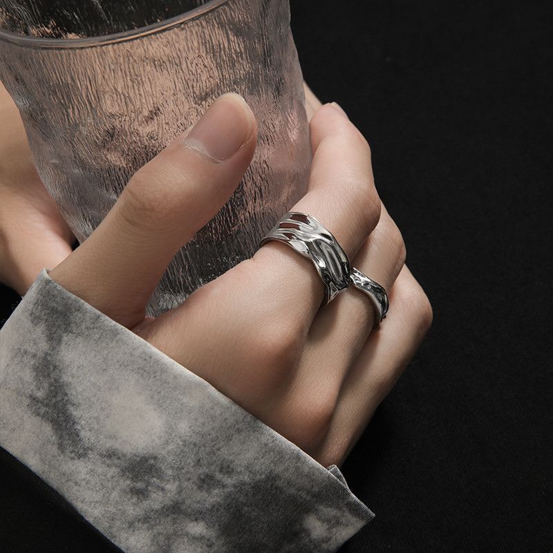 Jewelry Future Jewelry Rings Open Size Chrome Ring (Size 7-13) Size ONE SIZE - 2 Thumbnail