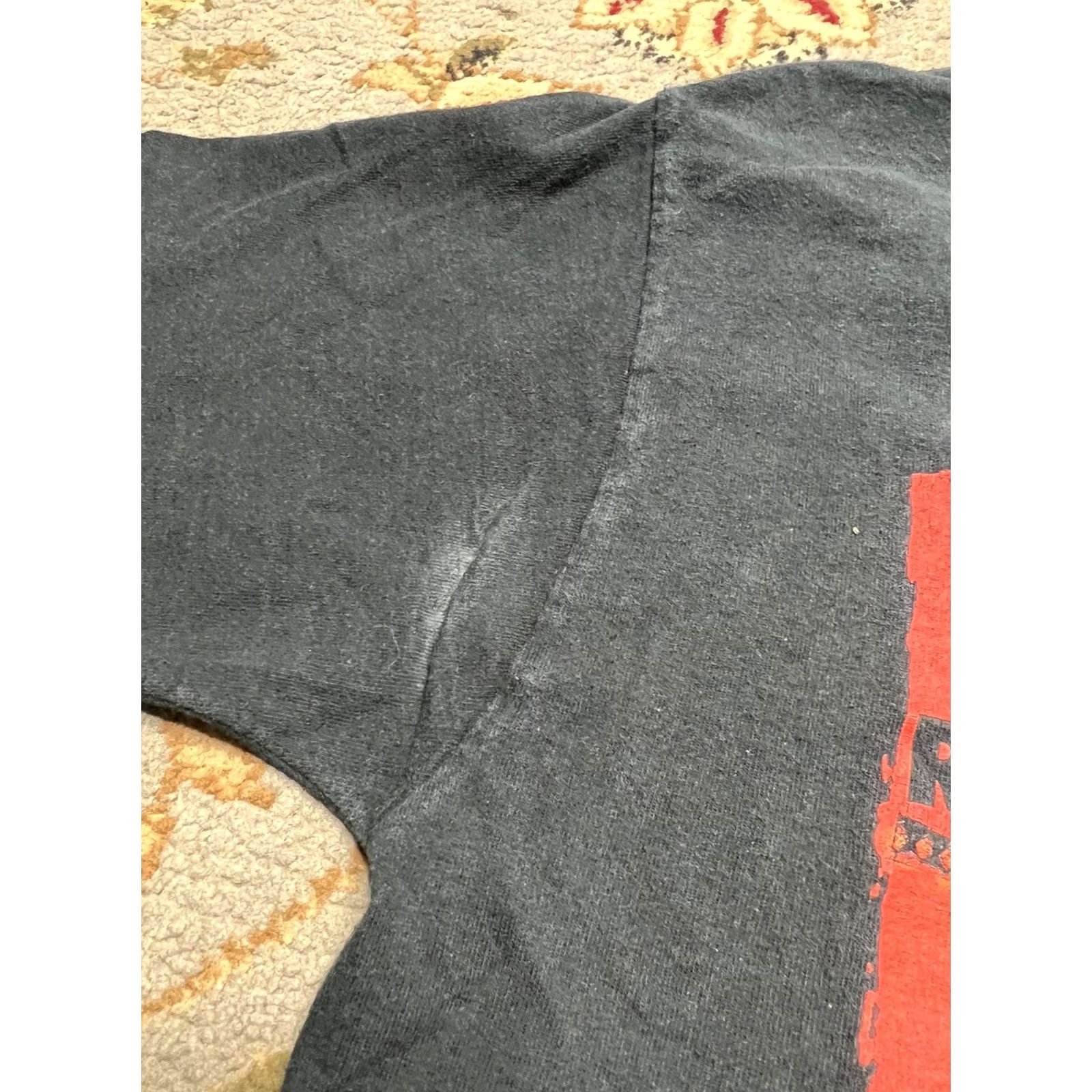 Fruit Of The Loom VINTAGE Kill Bill T Shirt Mens L Black Movie Theme 2003 Y2K Revenge Promo Straight Line Long Length Size US L / EU 52-54 / 3 - 6 Thumbnail