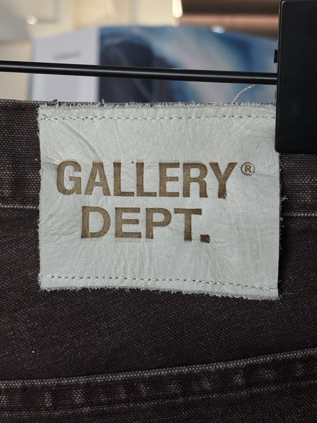 Gallery Dept. GALLERY DEPT | BROWN MOCHA PAINTER FLARE CARPENTERS Size US 29 - 12 Thumbnail