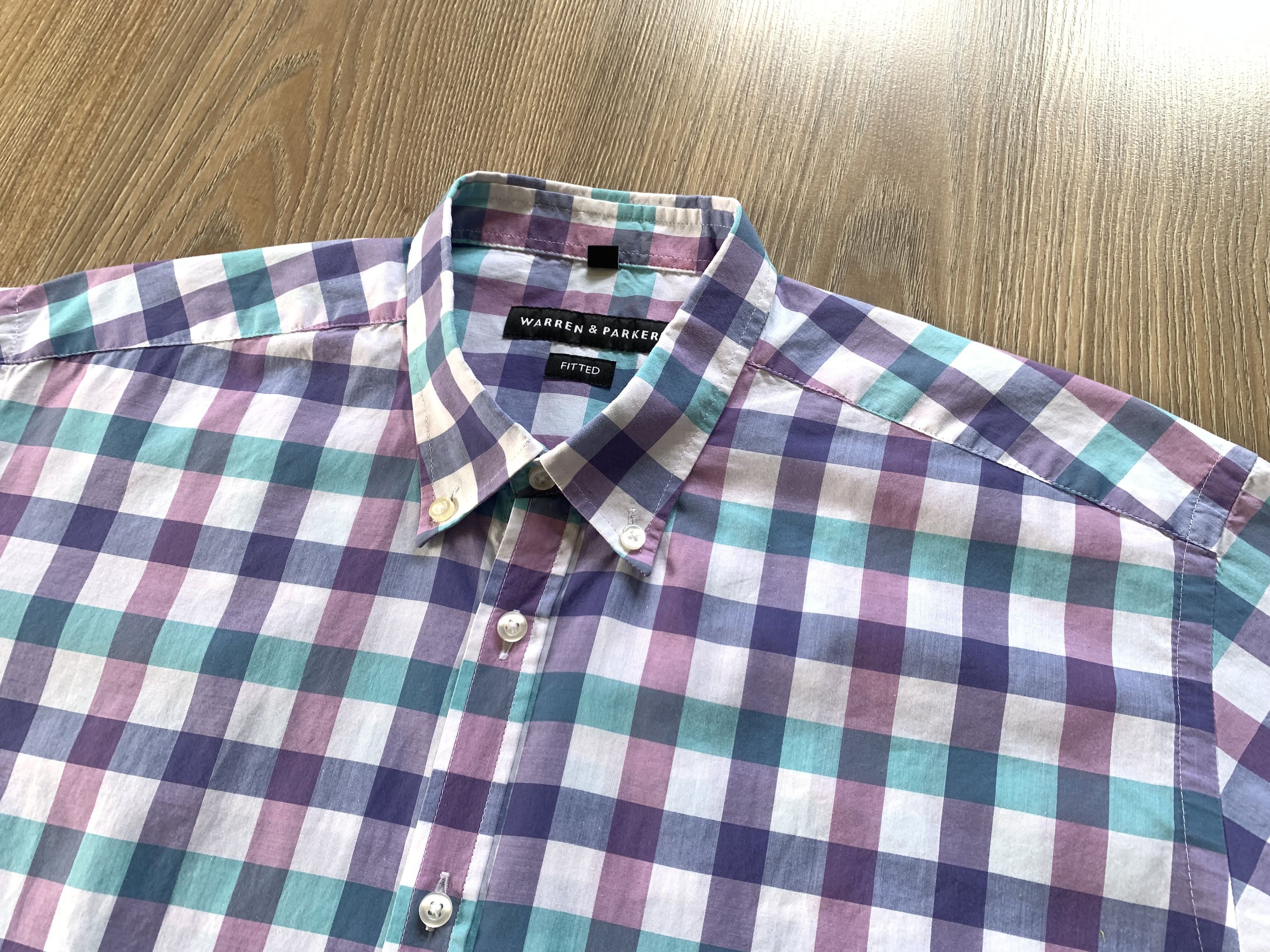 Other Warren & Parker Mens Plaid Cotton Shirt Size US M / EU 48-50 / 2 - 4 Thumbnail
