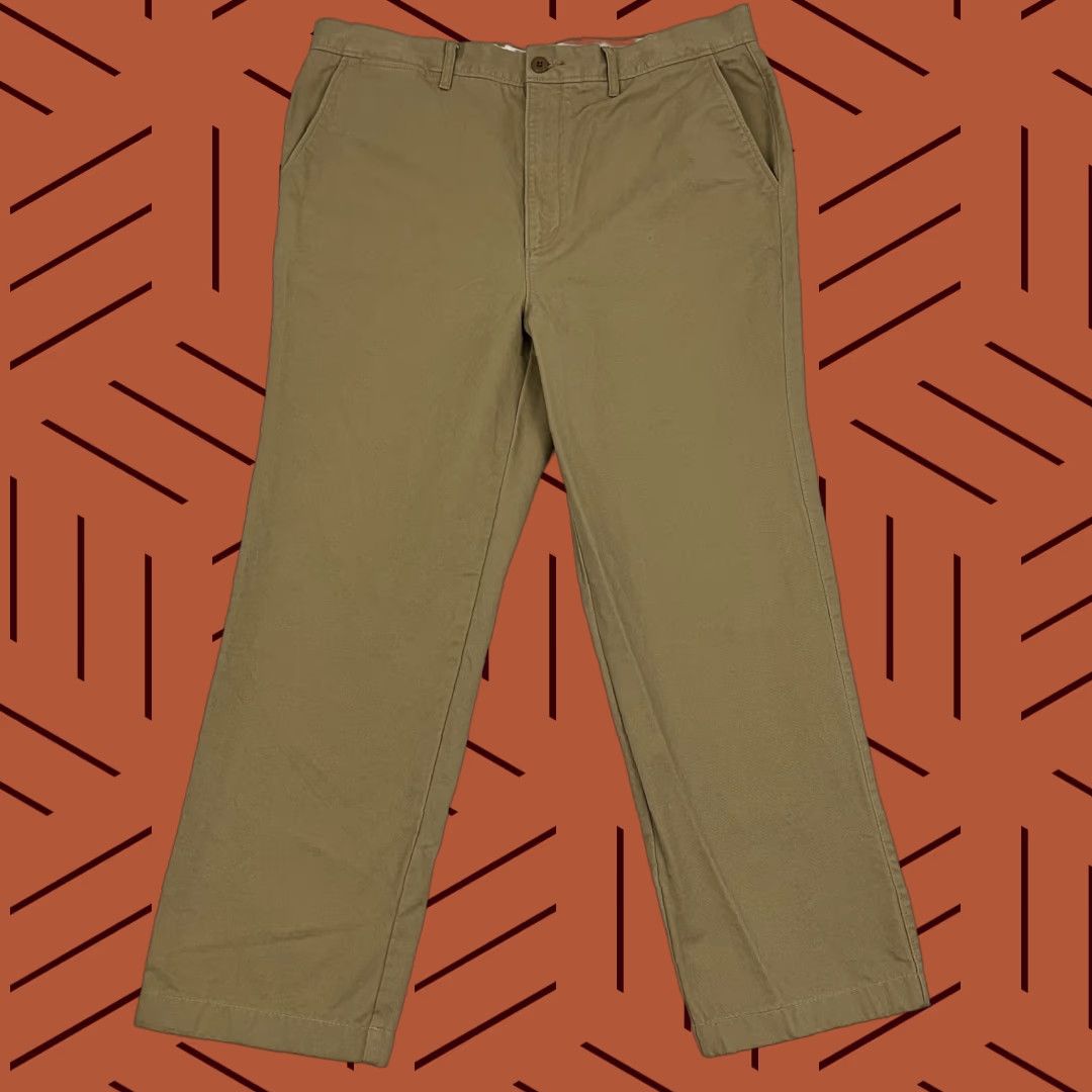 J.Crew J. Crew Oarsman Chino Pants Mens 36x26 Brown Straight Trousers Slacks Casual Business 5-Pocket Size US 36 / EU 52 - 1 Thumbnail
