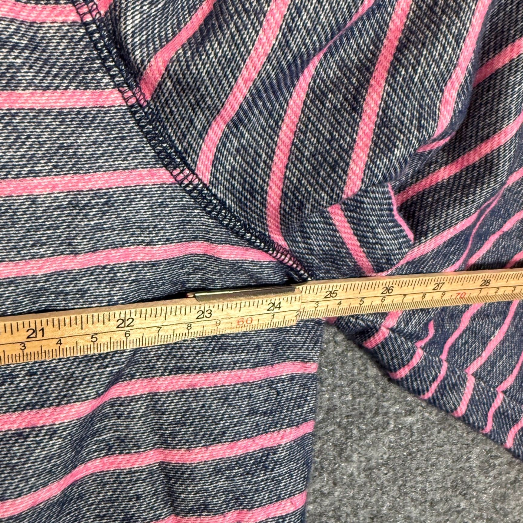 Talbots Talbots Sweatshirt Women 3X Striped Mock Neck Plus Size Casual Pullover Ocean Blue Pink Navy Size XXL / US 16-18 / IT 52-54 - 7 Thumbnail