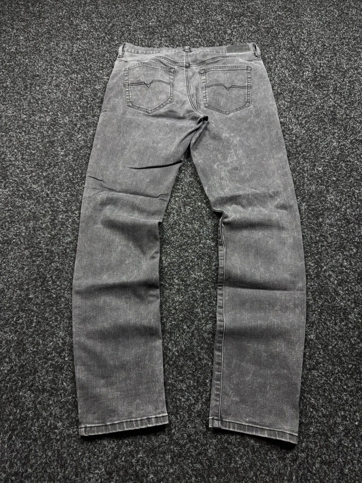 Diesel Luxury 00s Diesel D-Roisin Grey Wash Super Skinny Y2K Jeans Size 30" / US 8 / IT 44 - 11 Thumbnail