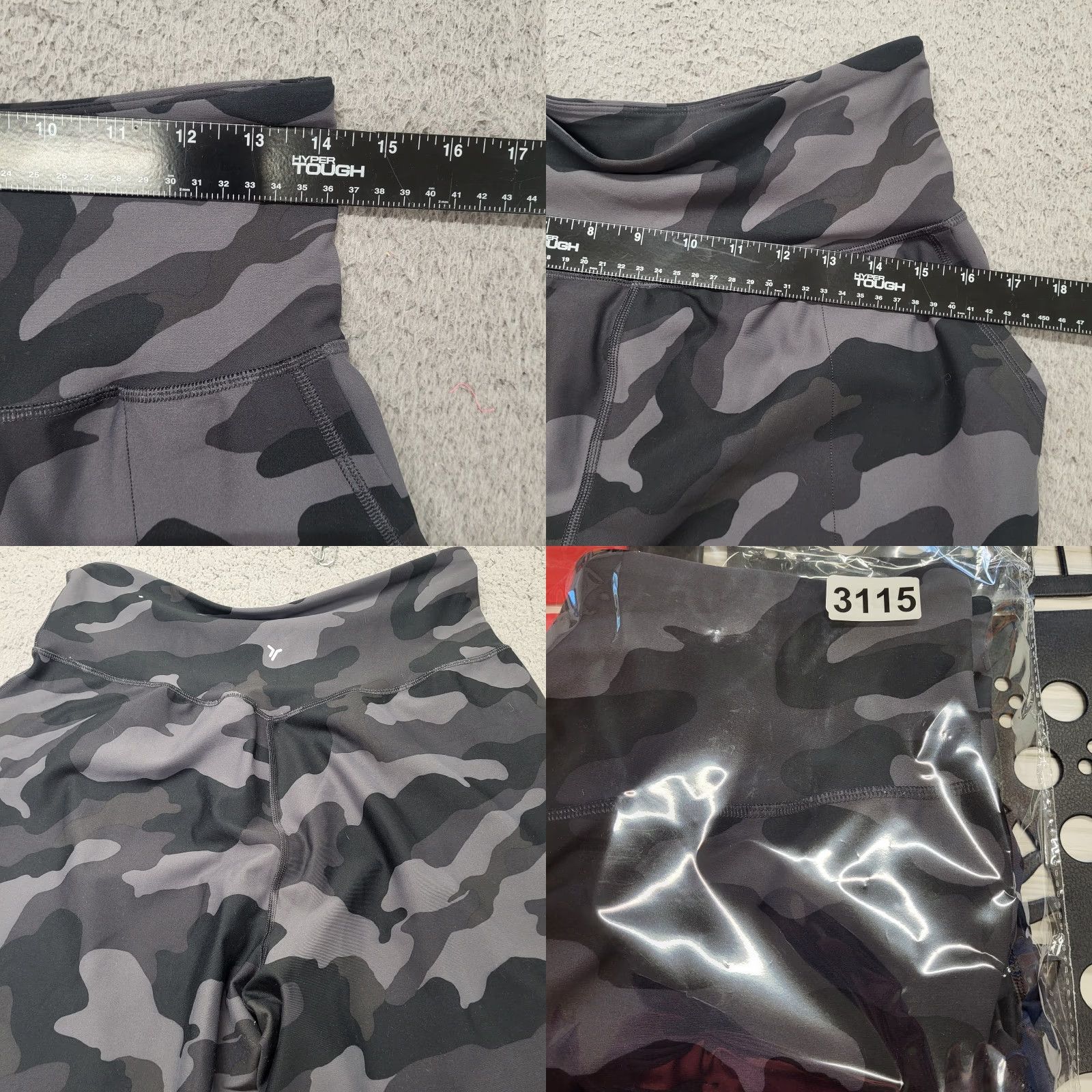 Old Navy Old Navy Active Joggers Women’s Size Large Gray Camouflage Powersoft High-Rise Go-Dry Size 36" / US 14 / IT 50 - 8 Thumbnail