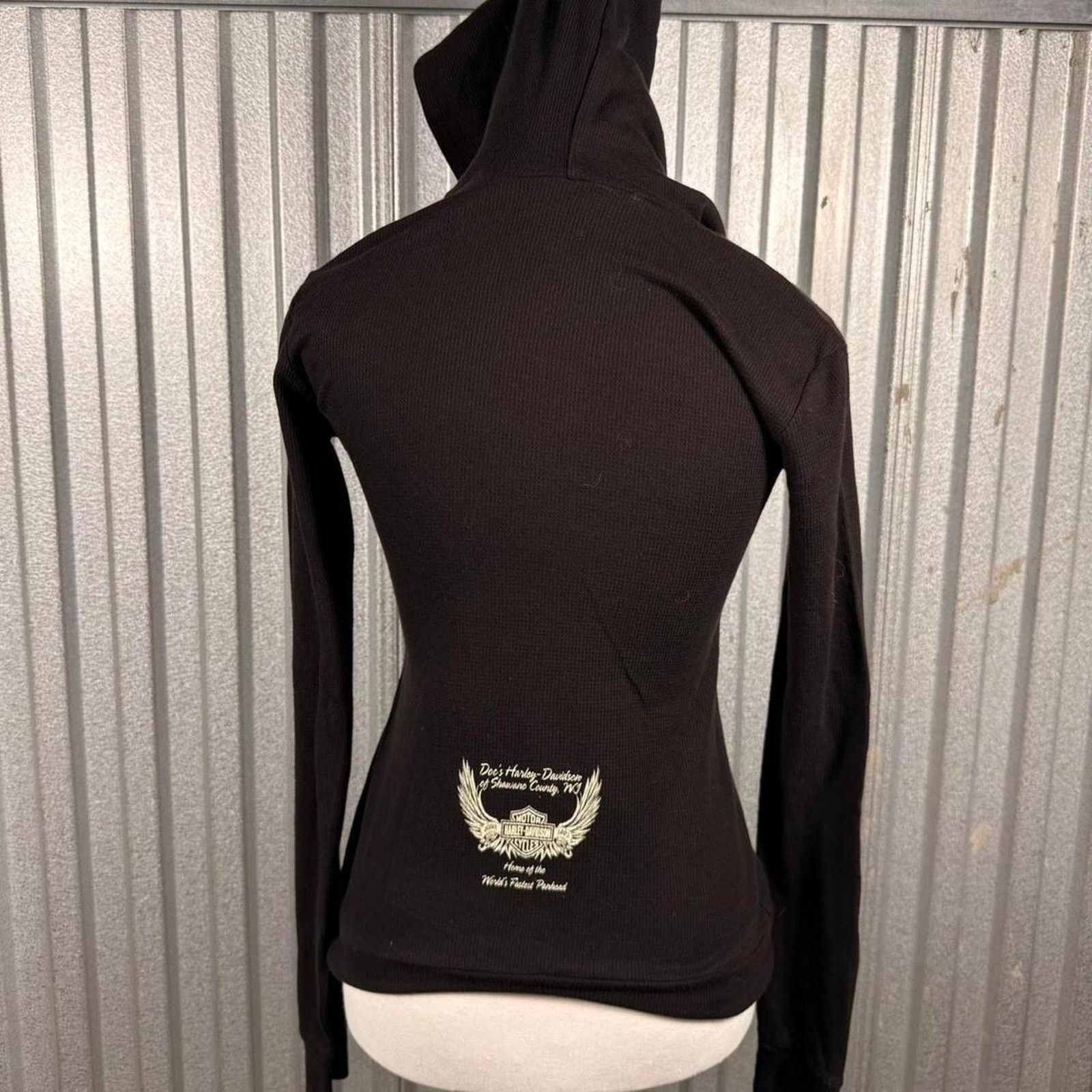 Harley Davidson Black harley davidson long sleeve Size S / US 4 / IT 40 - 4 Thumbnail