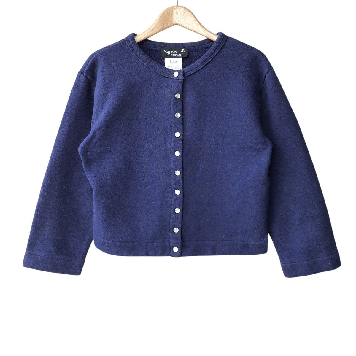 Designer × agnes b. Agnes B. Enfant Paris Button Up Girls Designer Cadigan Size XXS / US 00 / IT 34 - 1 Thumbnail