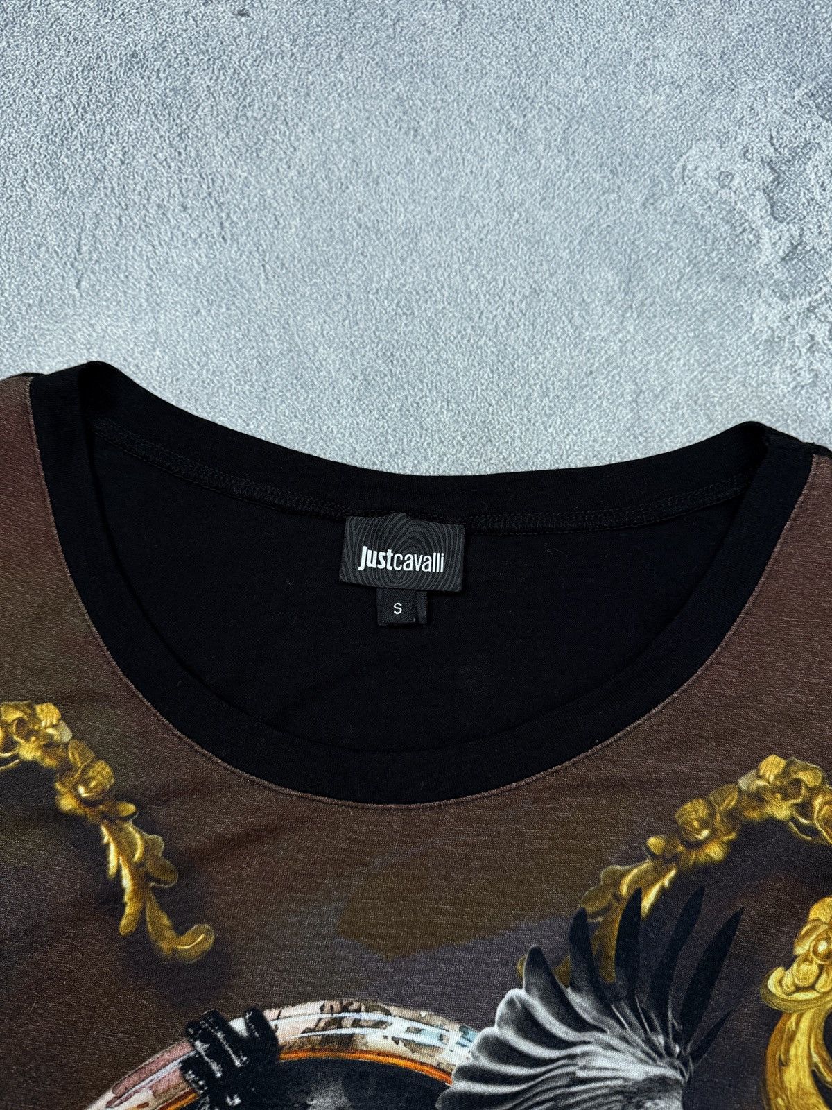 Just Cavalli Just Cavalli Graphic Tee Designer Luxury Streetwear Vintage Size US S / EU 44-46 / 1 - 7 Thumbnail