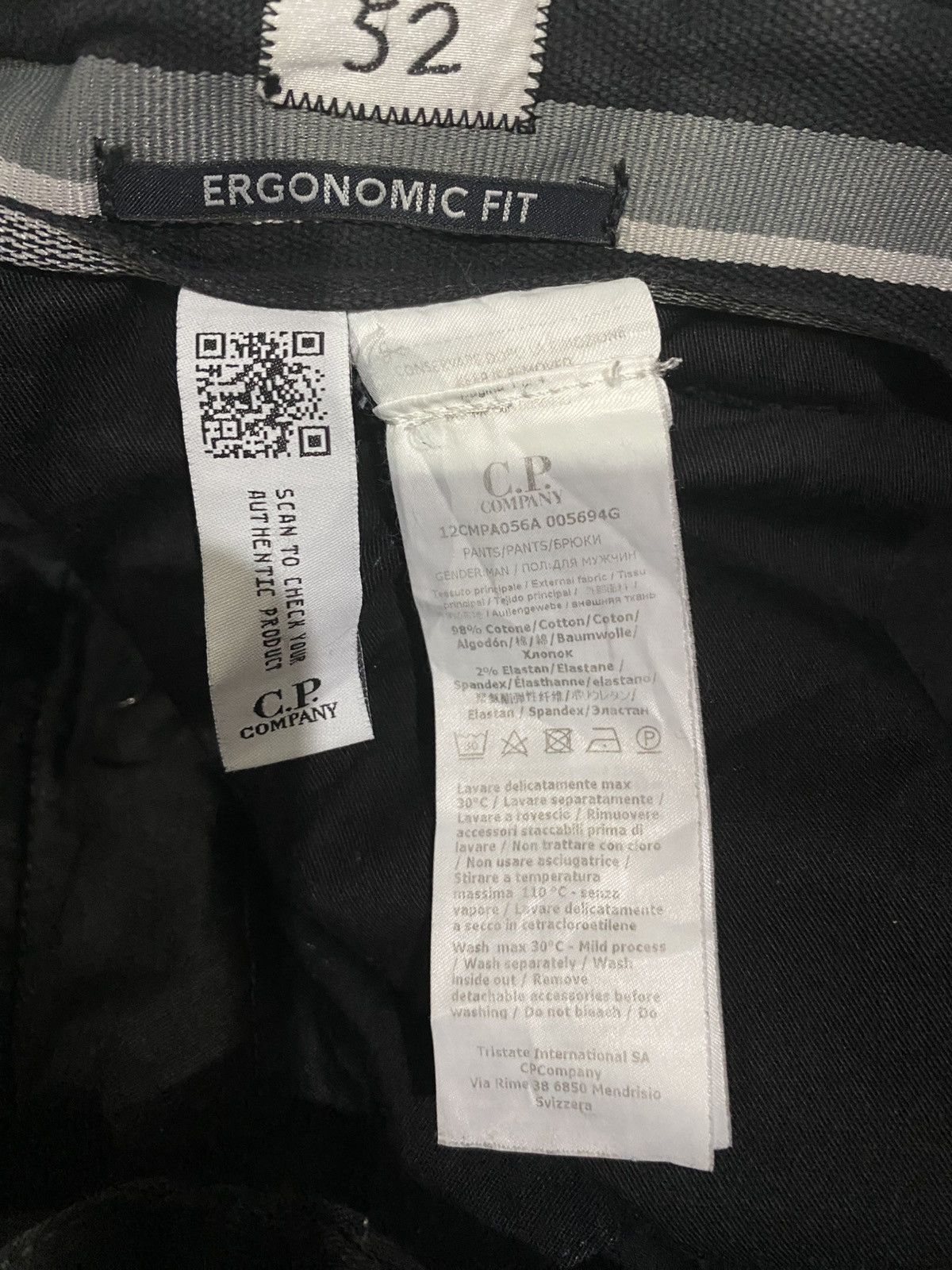C.P. Company C.P. Company Stretch Sateen Cargo Trousers Total Eclipse Size US 38 / EU 54 - 13 Thumbnail