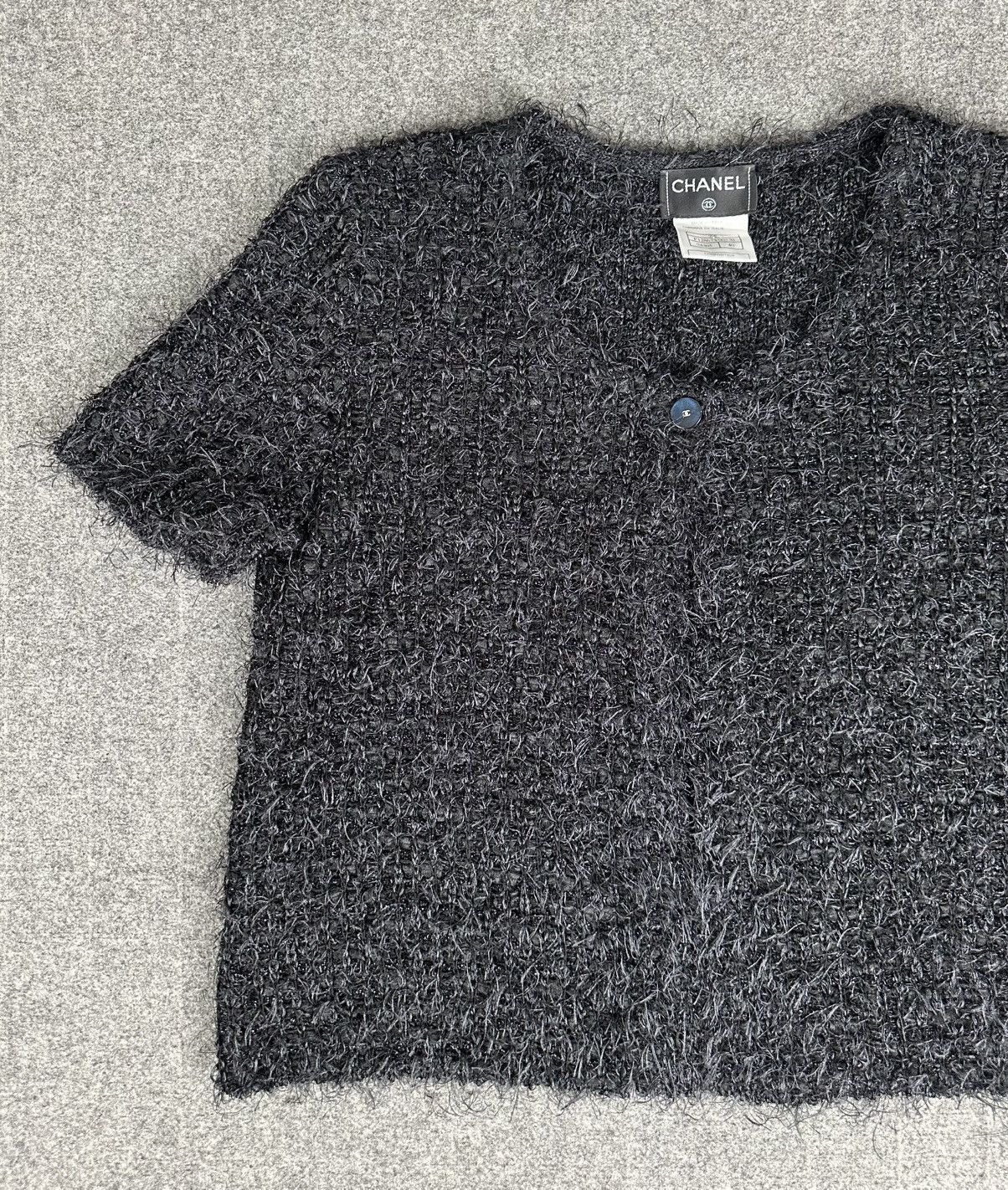 Chanel Chanel - Karl Lagerfeld S/S99 Glitter Camisole Knit Blouse Size S / US 4 / IT 40 - 5 Thumbnail