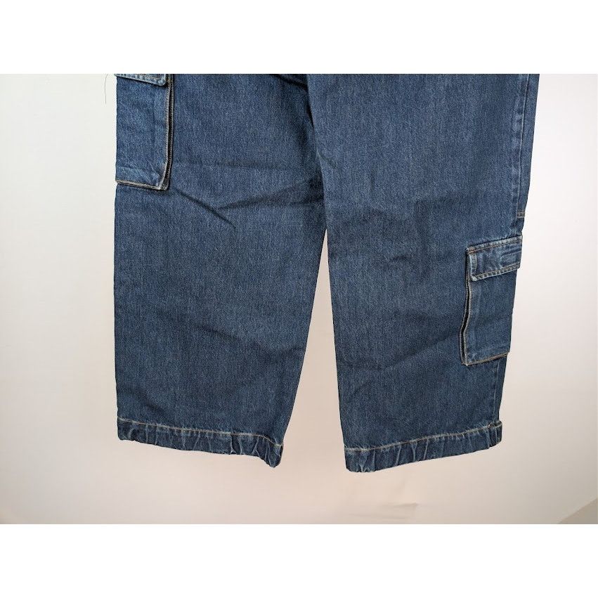 Gucci o1rshd1 Eco-Washed Organic Denim Cargo Pant in Blue / Mix Size US 36 / EU 52 - 13 Thumbnail