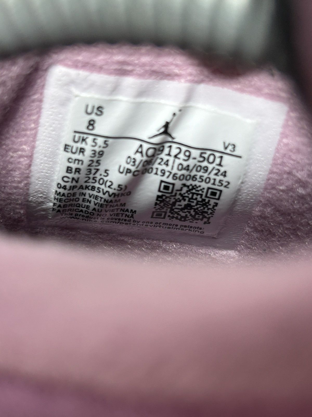 Jordan Brand Jordan 4 Orchid Size US 6.5 / EU 39-40 - 11 Thumbnail