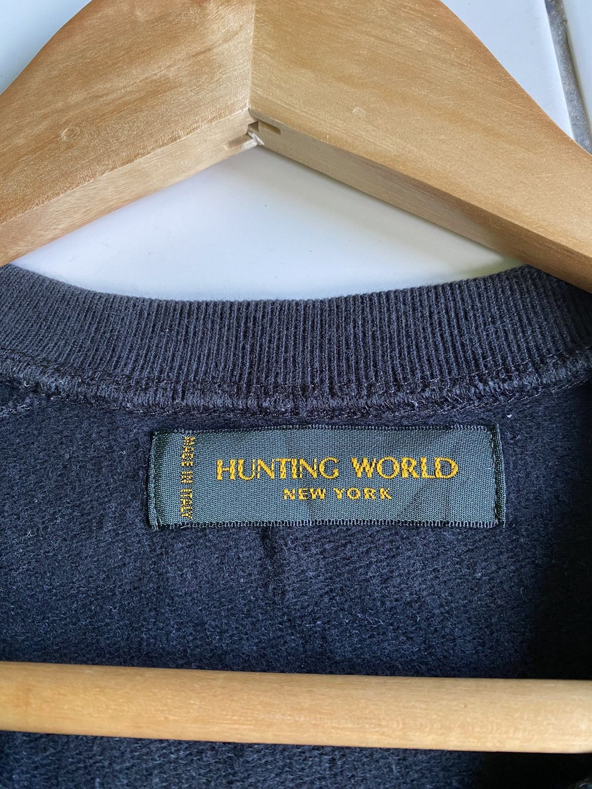 Vintage Hunting Word elephant Crewneck Size US L / EU 52-54 / 3 - 4 Thumbnail
